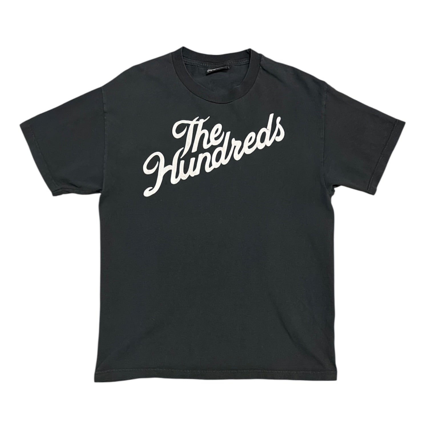 The Hundreds Script Logo Black Tshirt