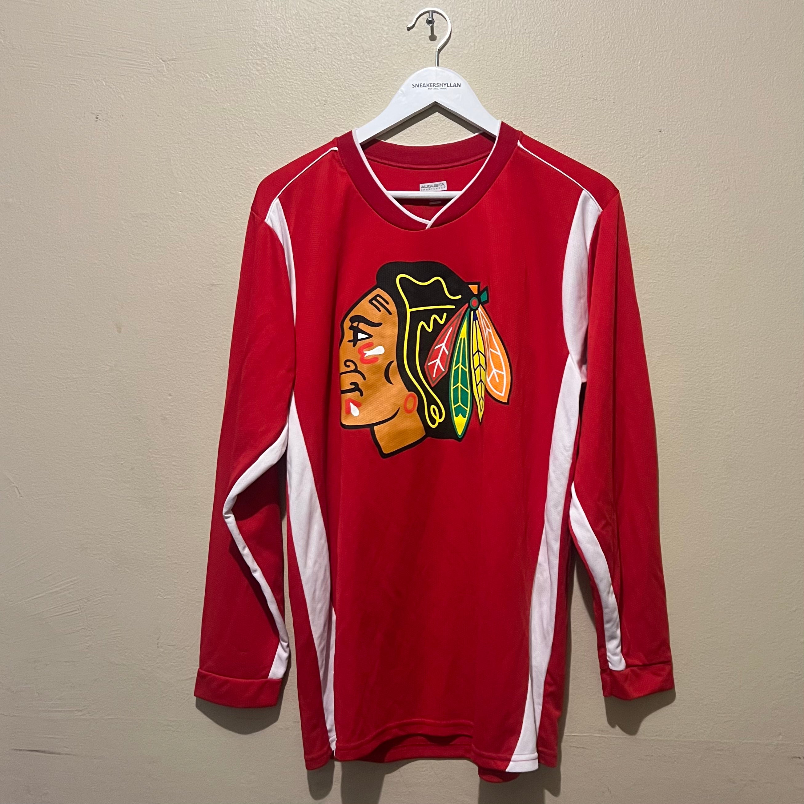 Augusta Chicago Blackhawks Kane #88 Hockey Long Sleeve Shirt