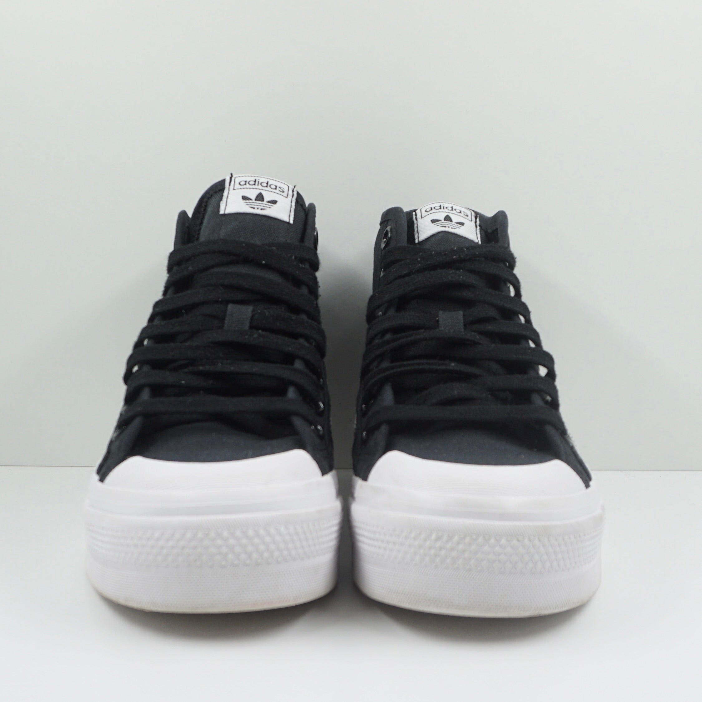 Adidas Nizza Platform Mid Core Black White (W)