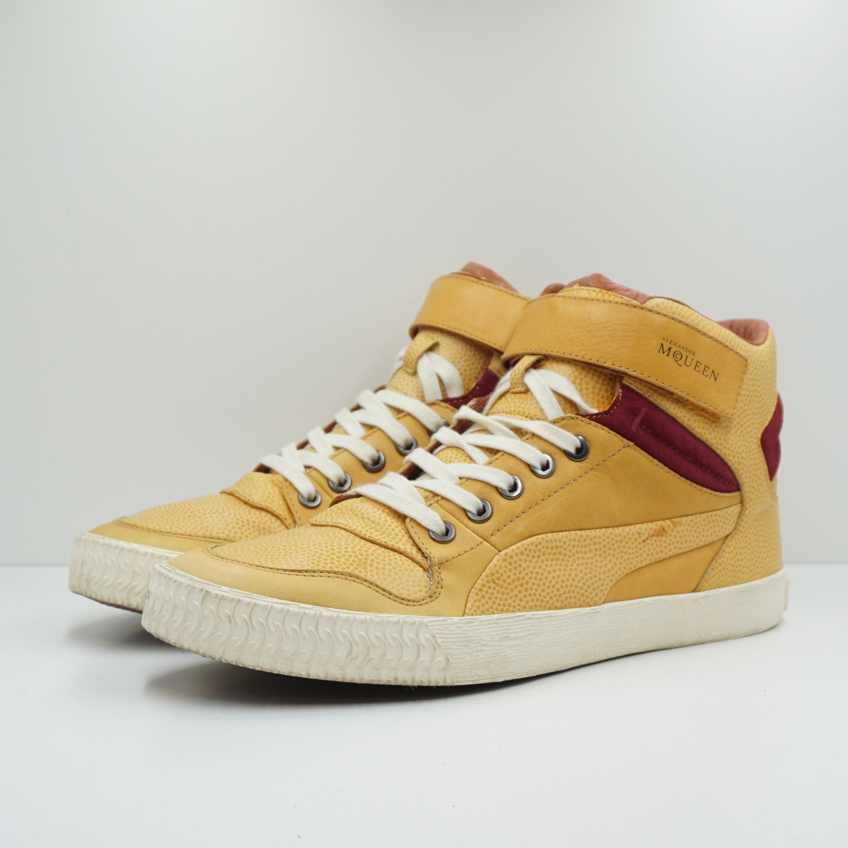 Puma x Alexander McQueen Yellow Hi top Sample