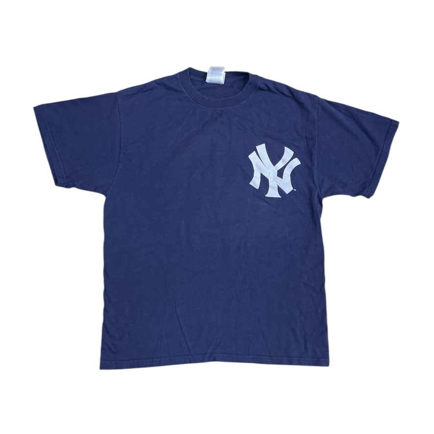 Majestic New York Yankees Dimaggio #5 Navy Tshirt