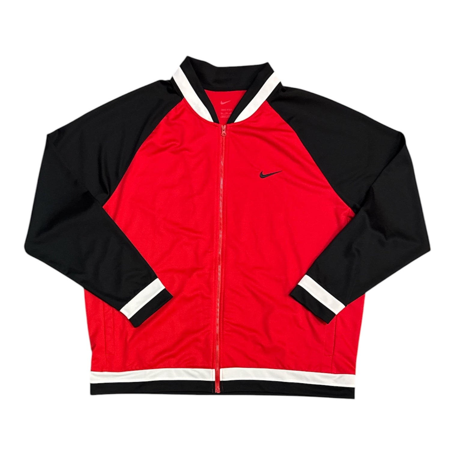 Nike Dri-FIT Red Black Basketball Jacket
