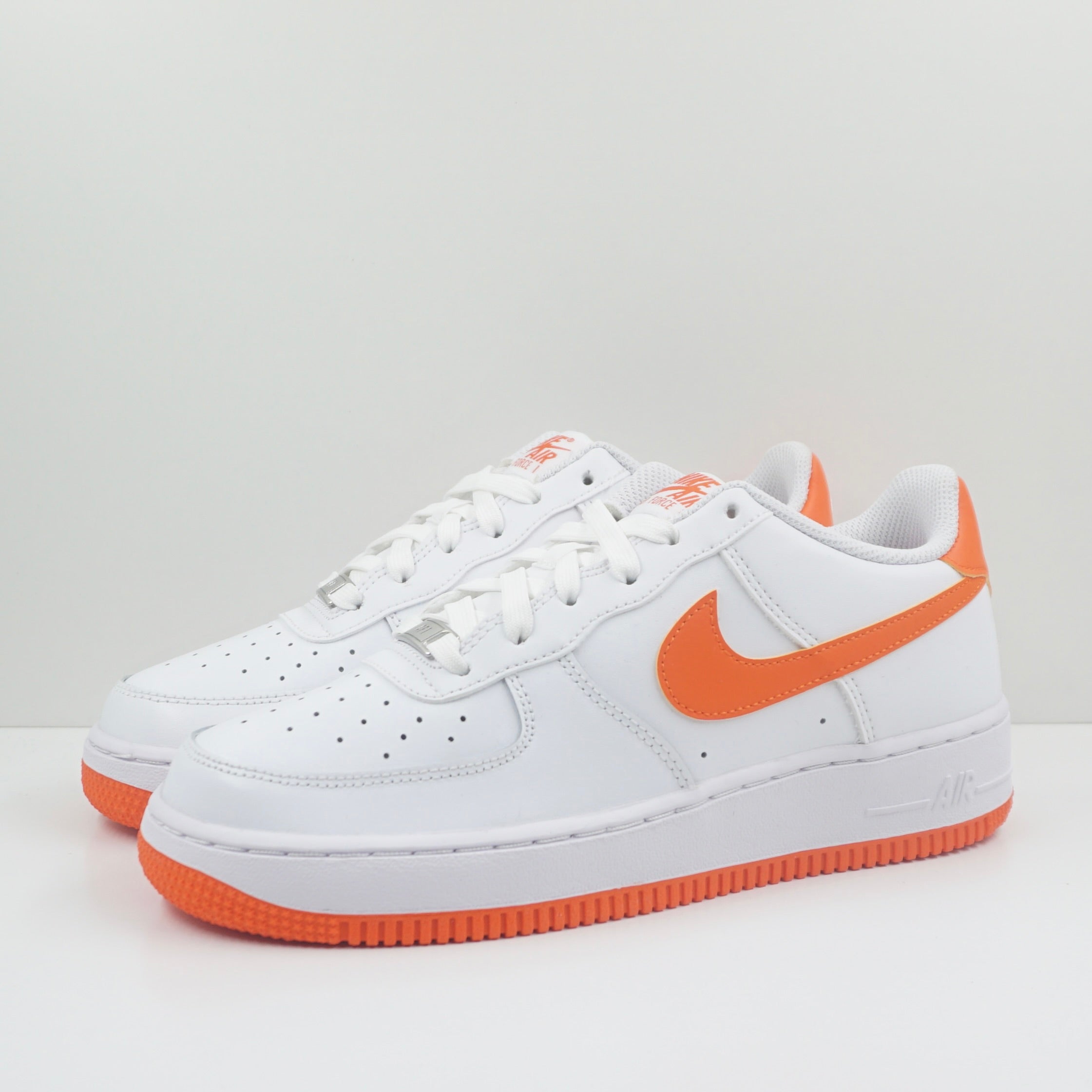 Nike Air Force 1 Low White Safety Orange (GS)