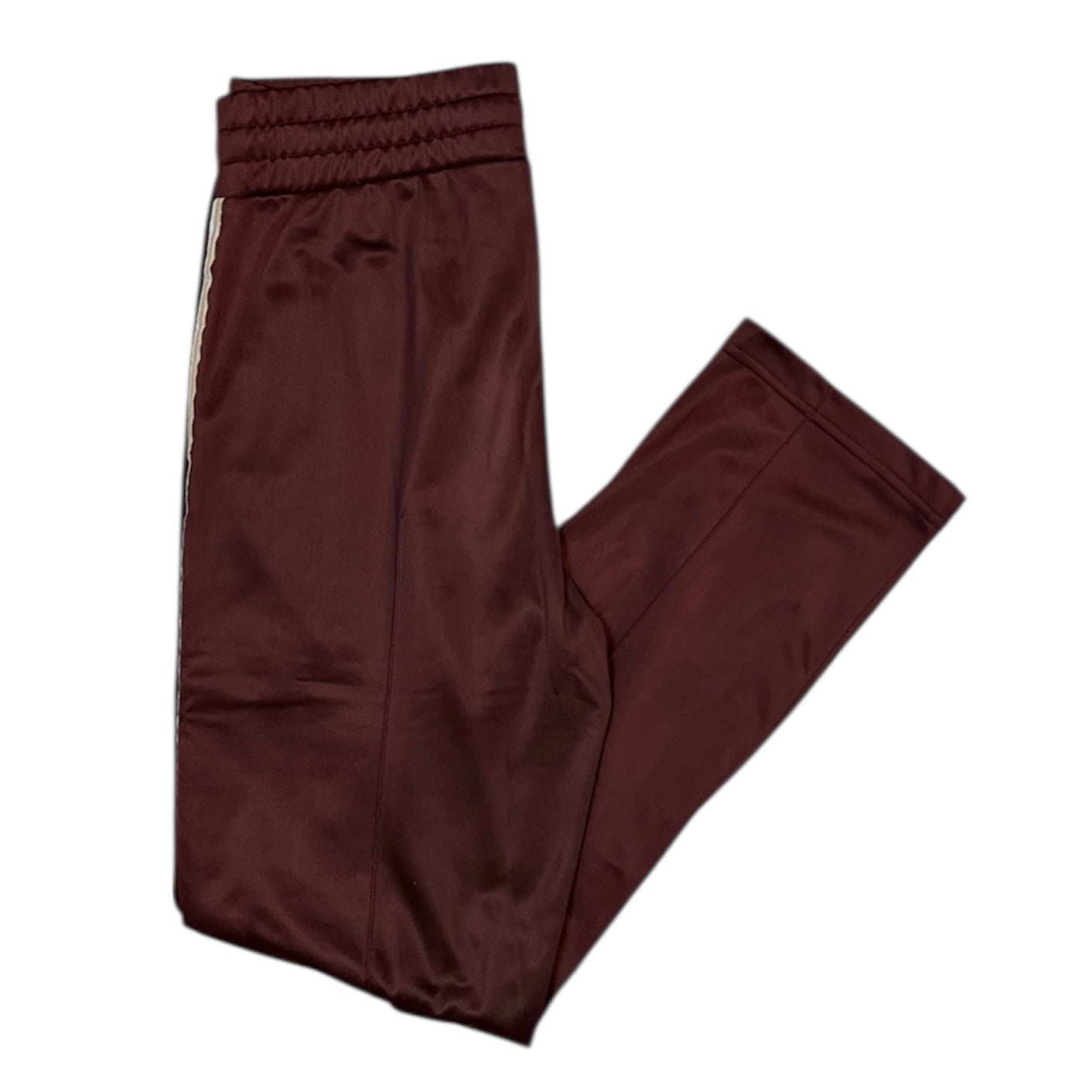 Wesc Satin Burgundy Jogger Pants
