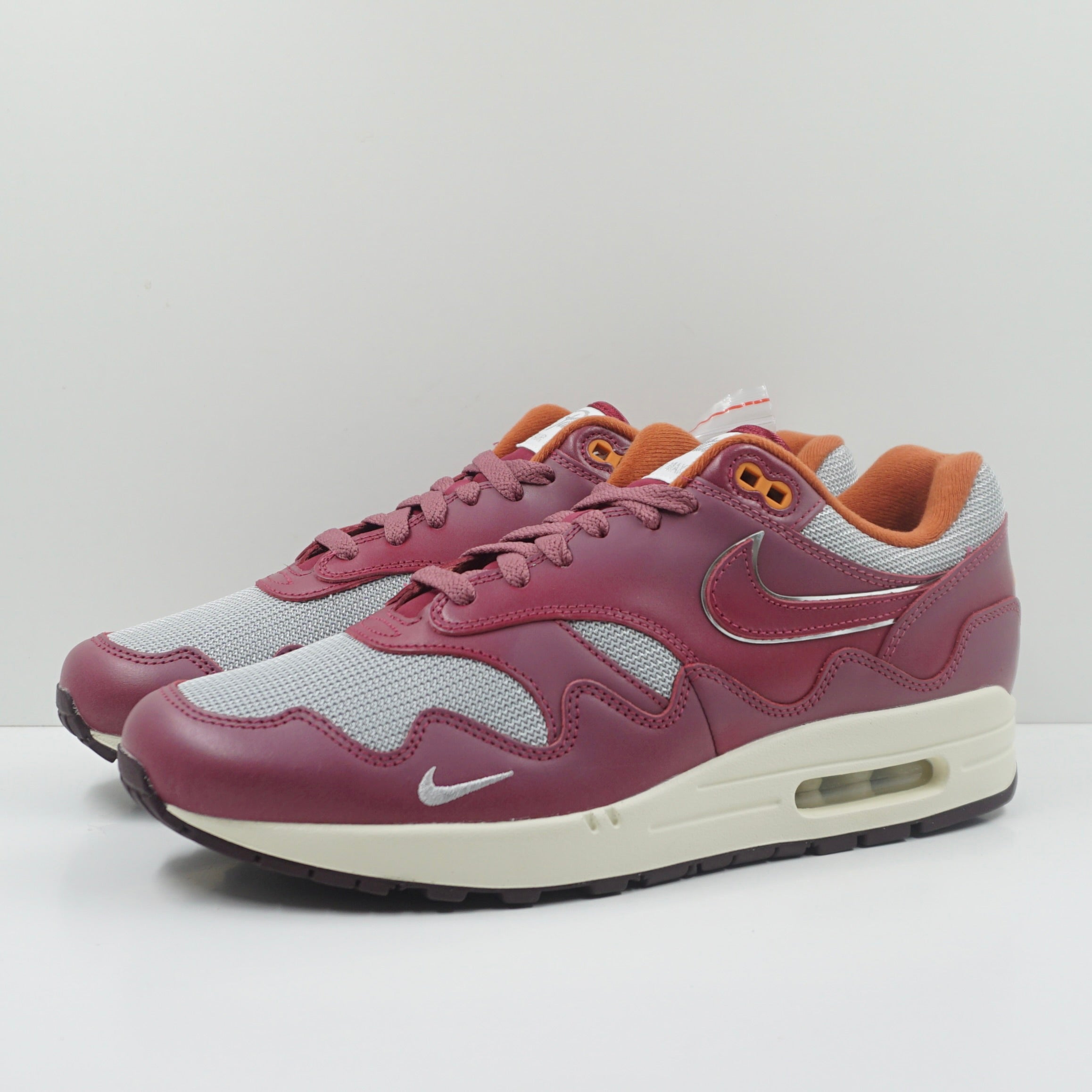 Nike Air Max 1 Patta Waves Rush Maroon (with Bracelet)