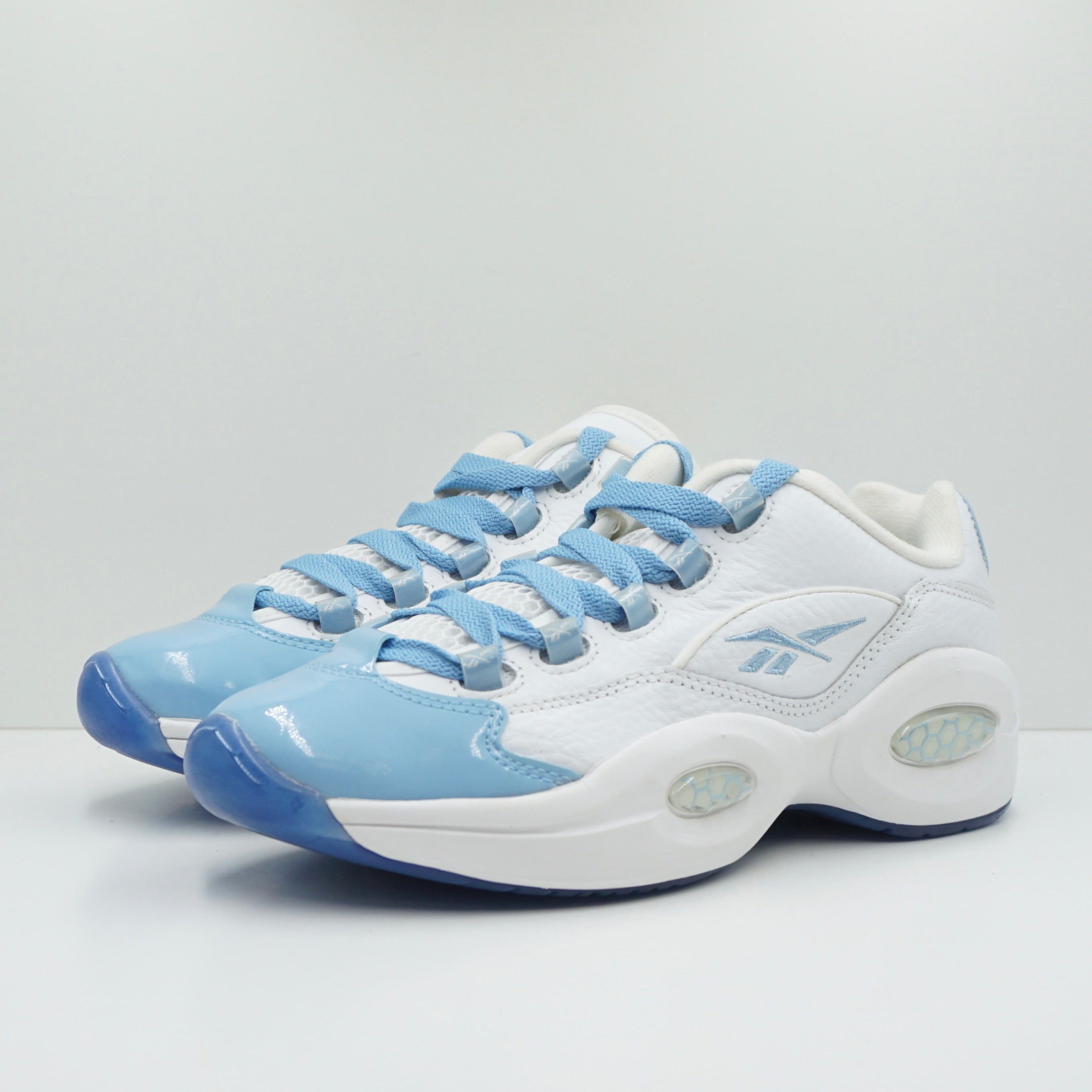 Reebok Question Low Patent Toe Carolina (GS)