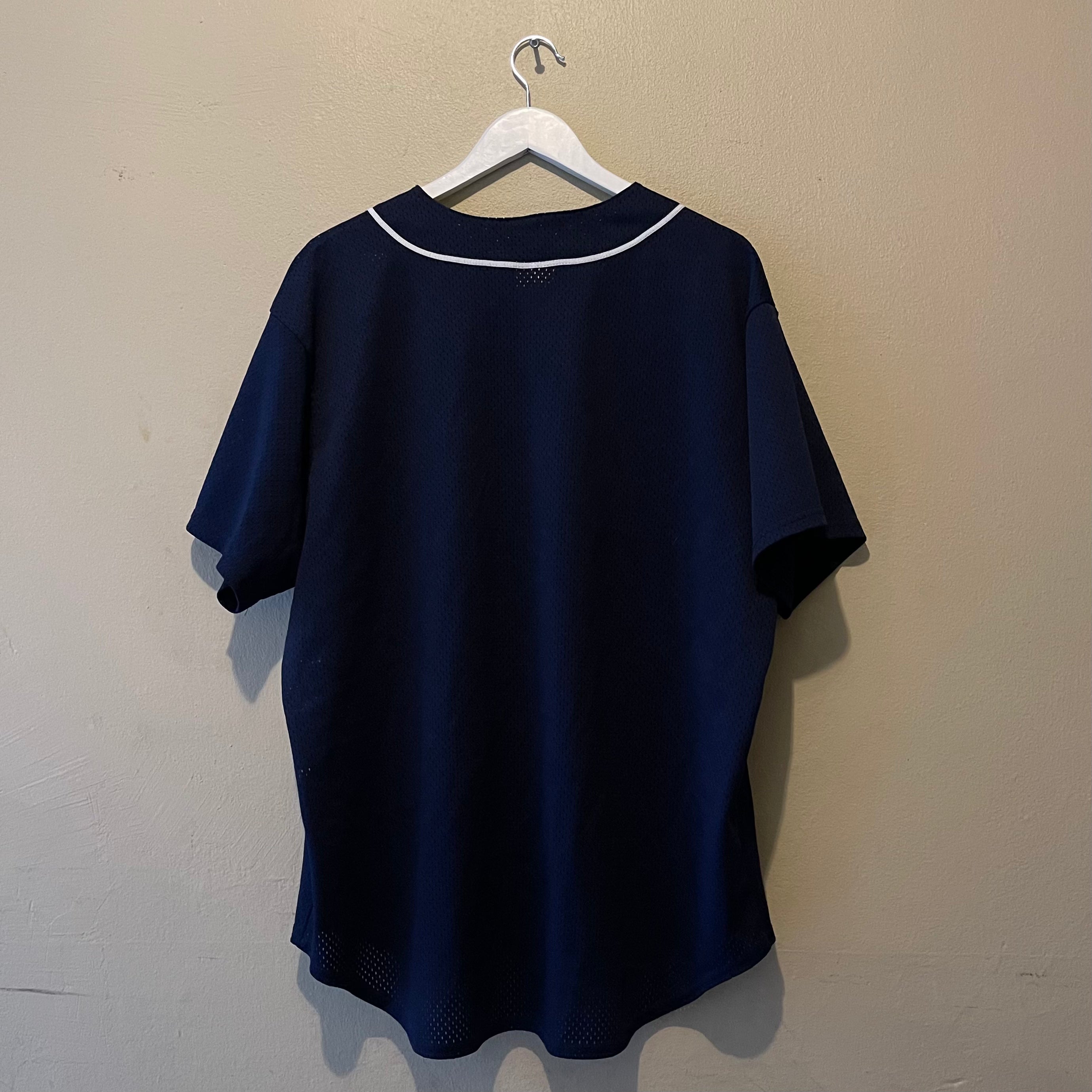Majestic New York Yankees Navy Mesh Baseball Jersey