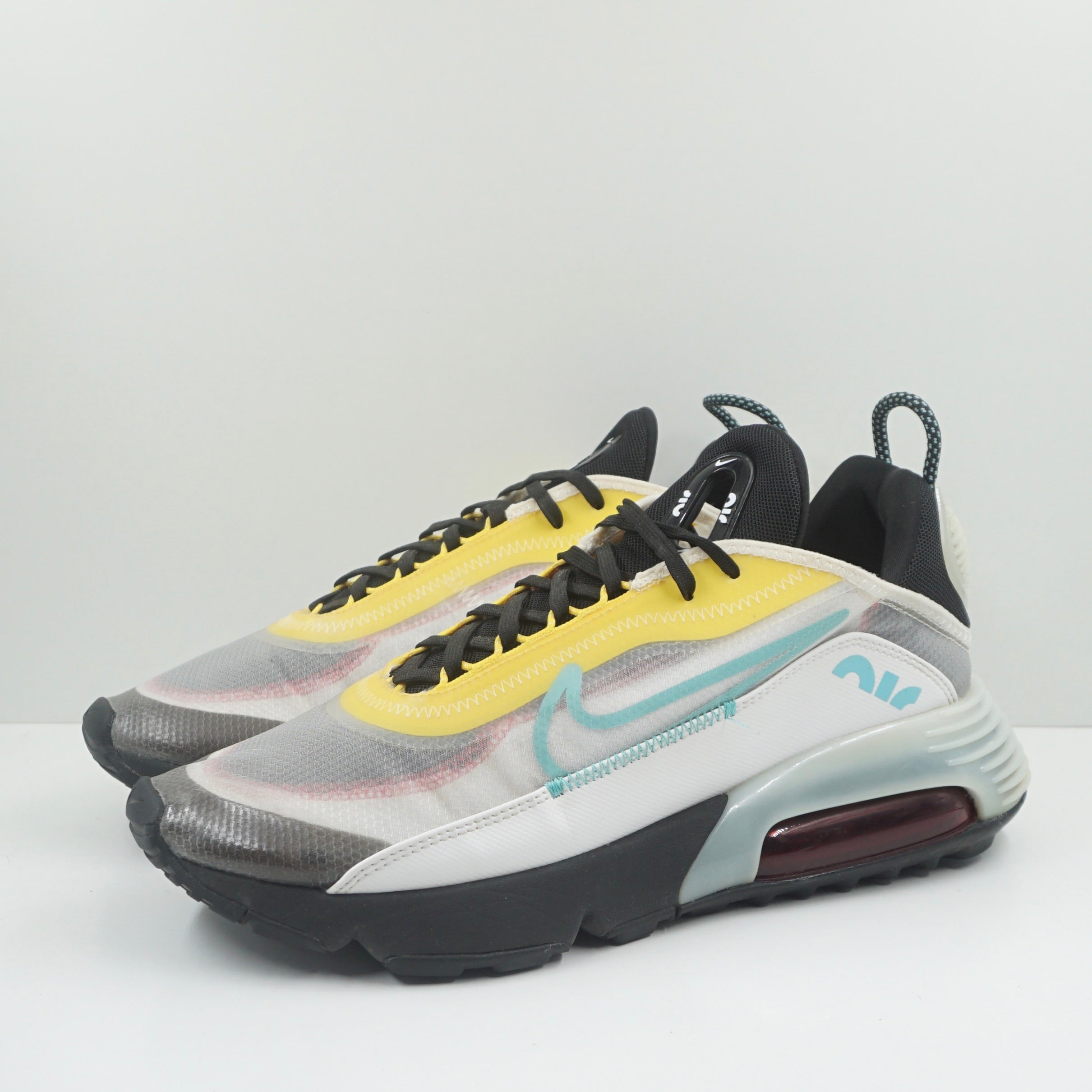Nike Air Max 2090 White Speed Yellow Bleached Aqua