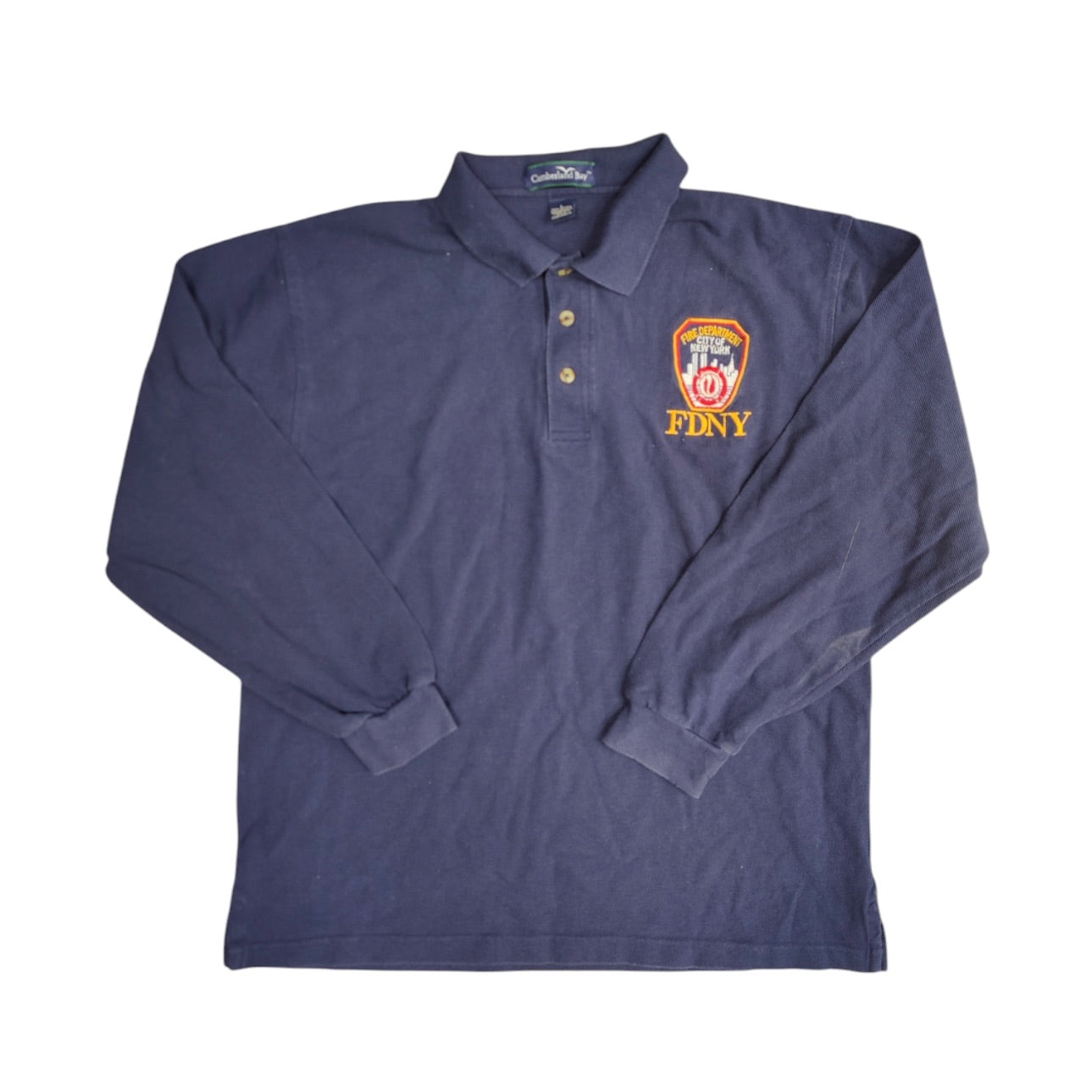 FDNY Fire Department New York Navy Polo Shirt