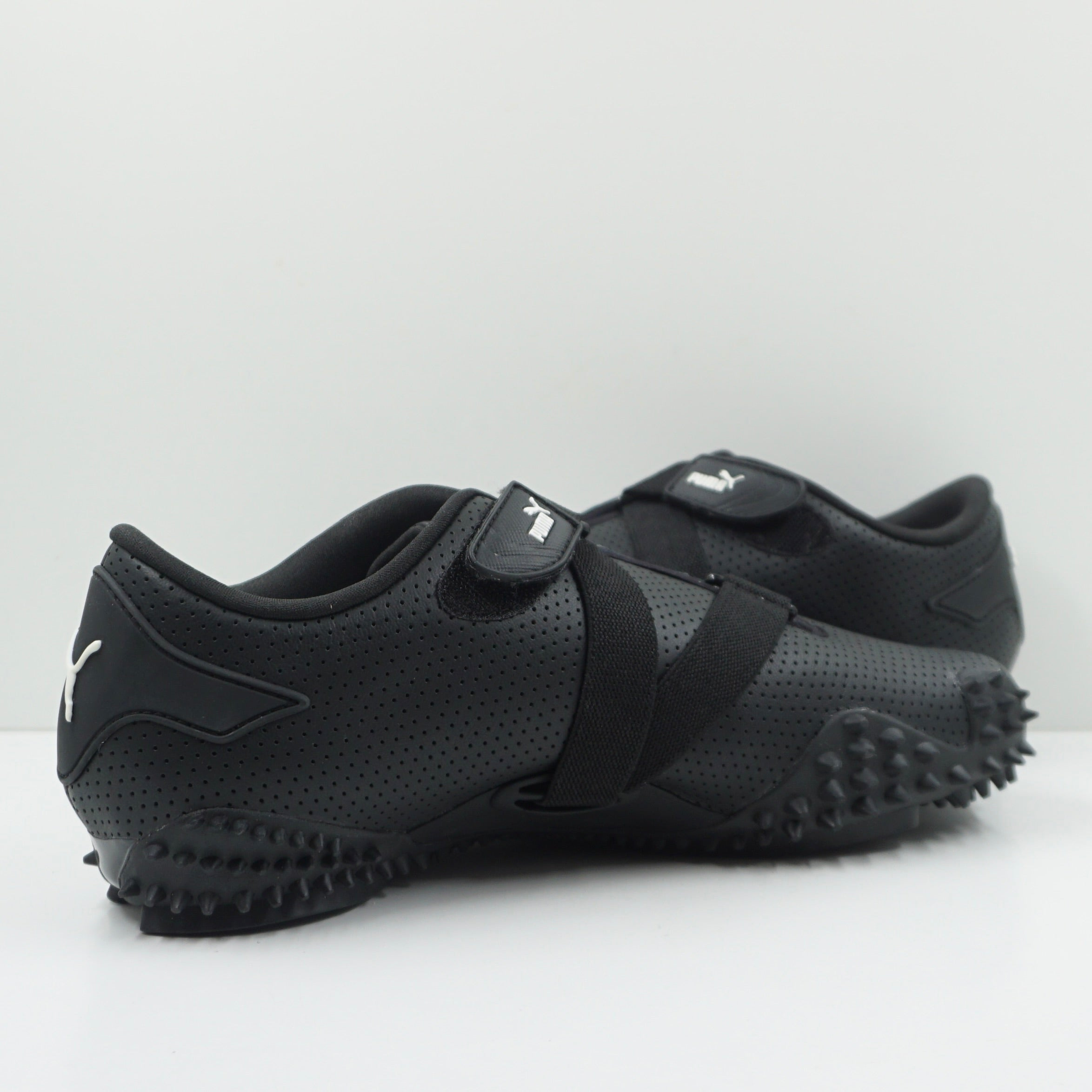 Puma Mostro Perforated Leather Black White