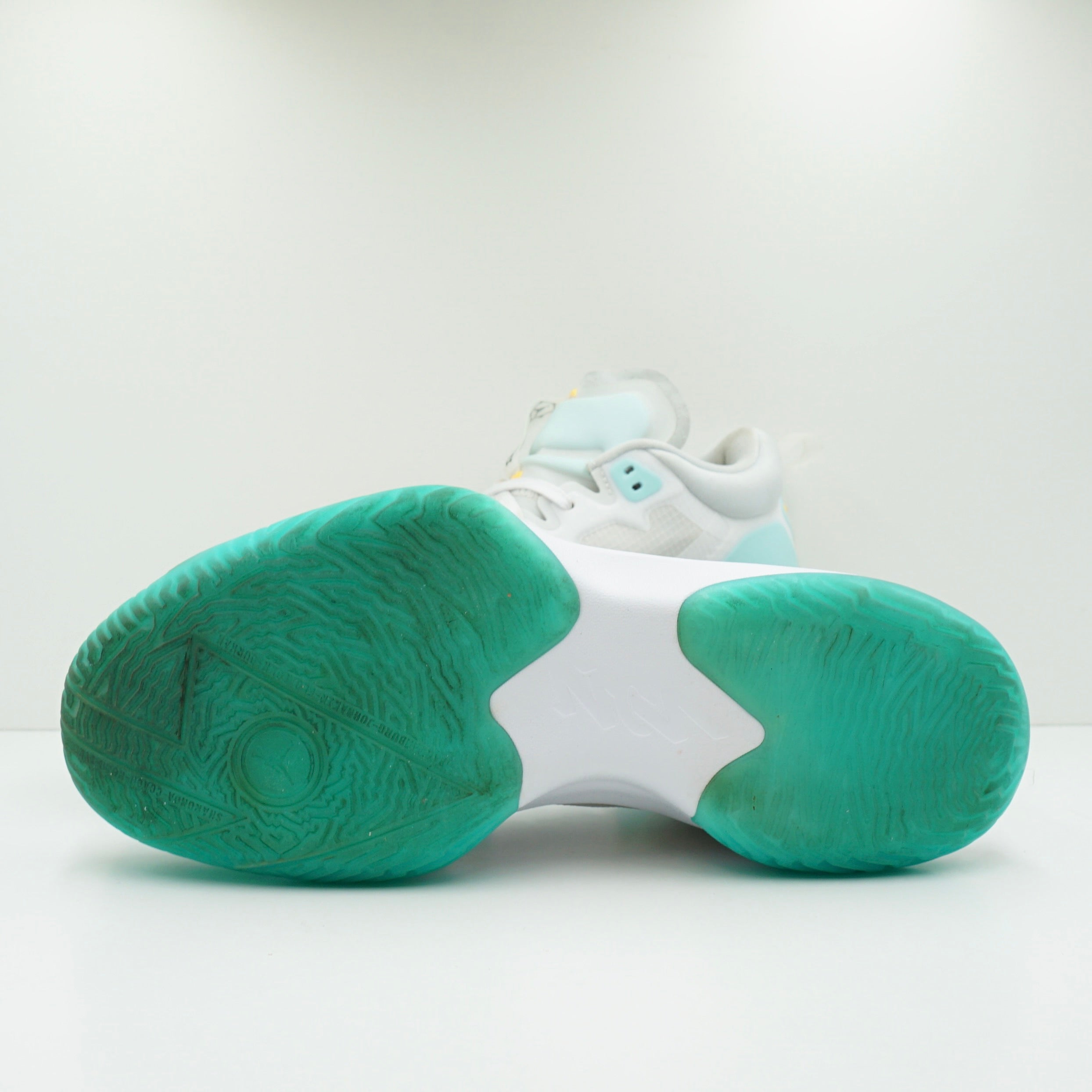 Jordan Zion 1 White Dynamic Turquoise