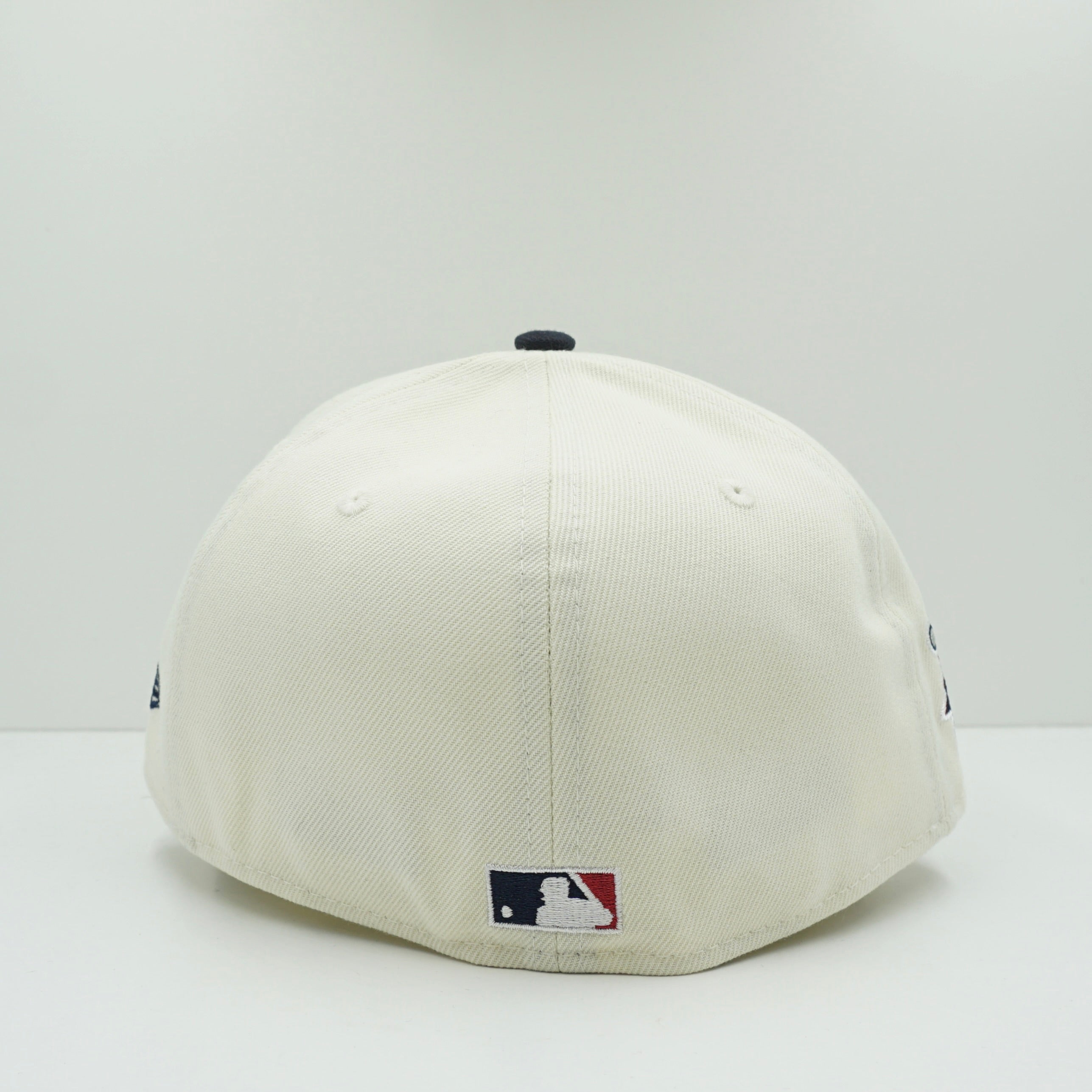 New Era Texas Rangers Beige Navy Fitted Cap