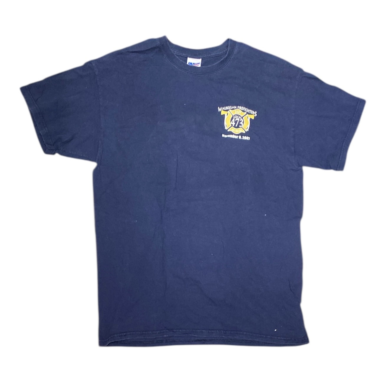 Waukegan Firefighters Navy Tshirt