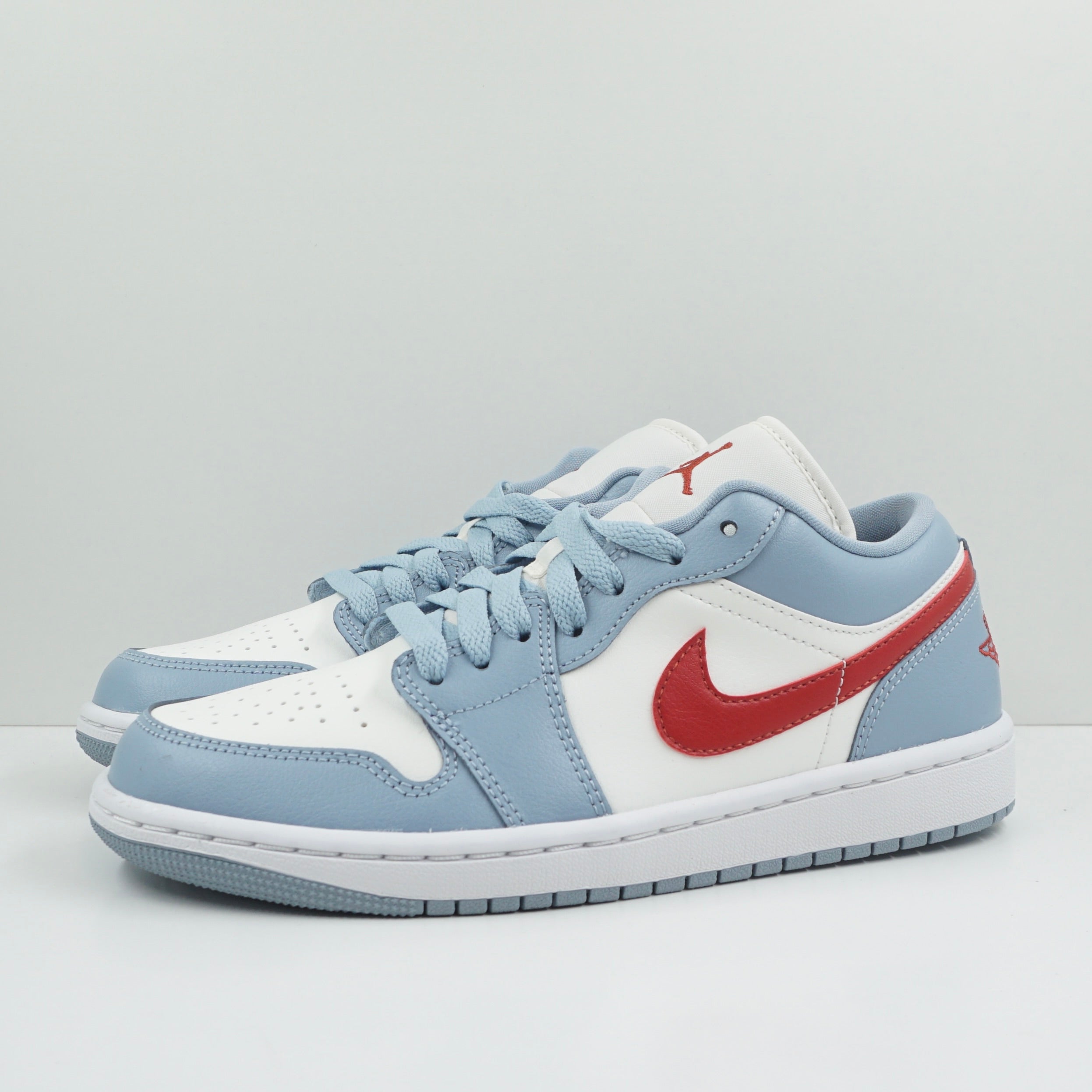 Jordan 1 Low Blue Whisper Dune Red (W)