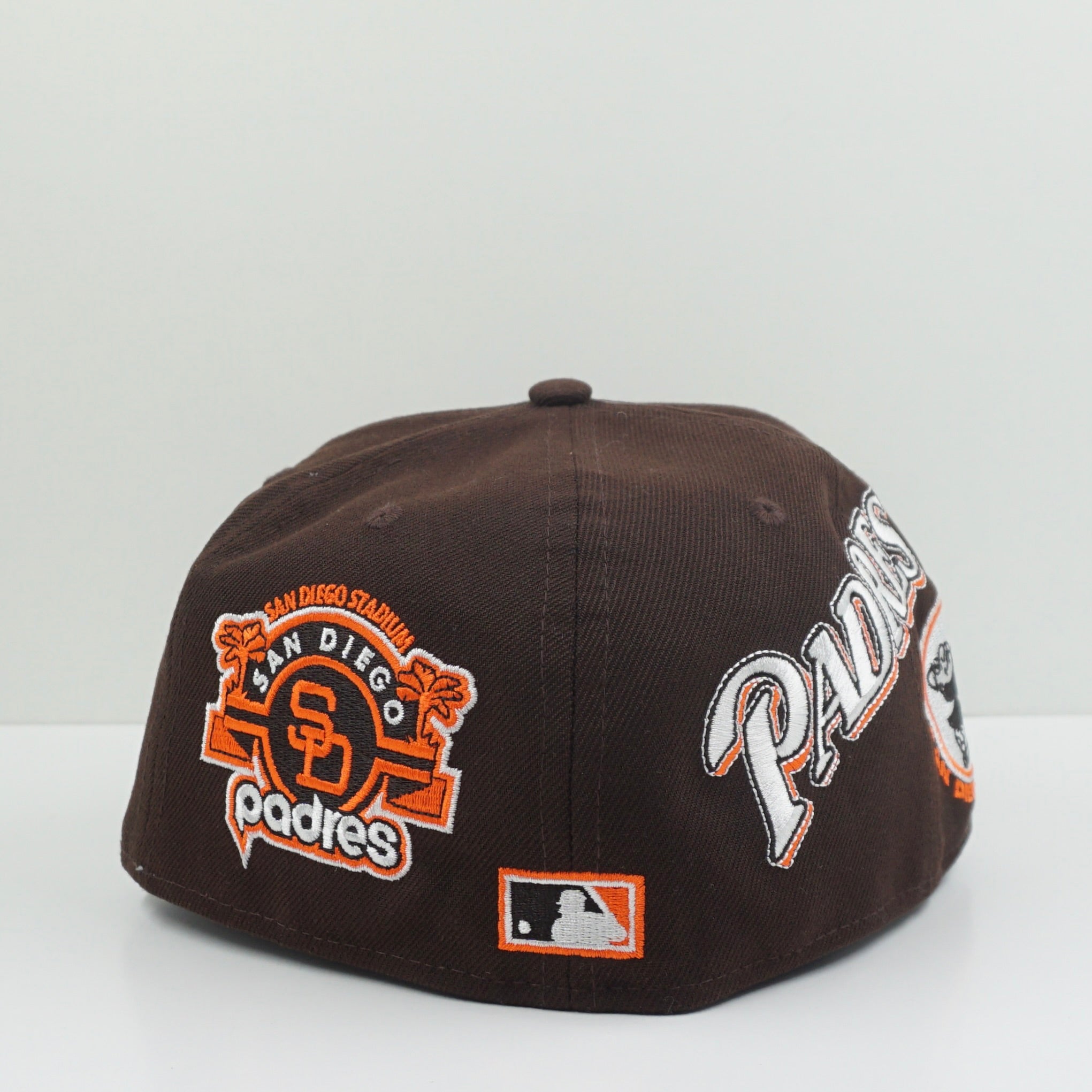 New Era Cooperstown San Diego Padres Multi Logo Brown White Fitted Cap