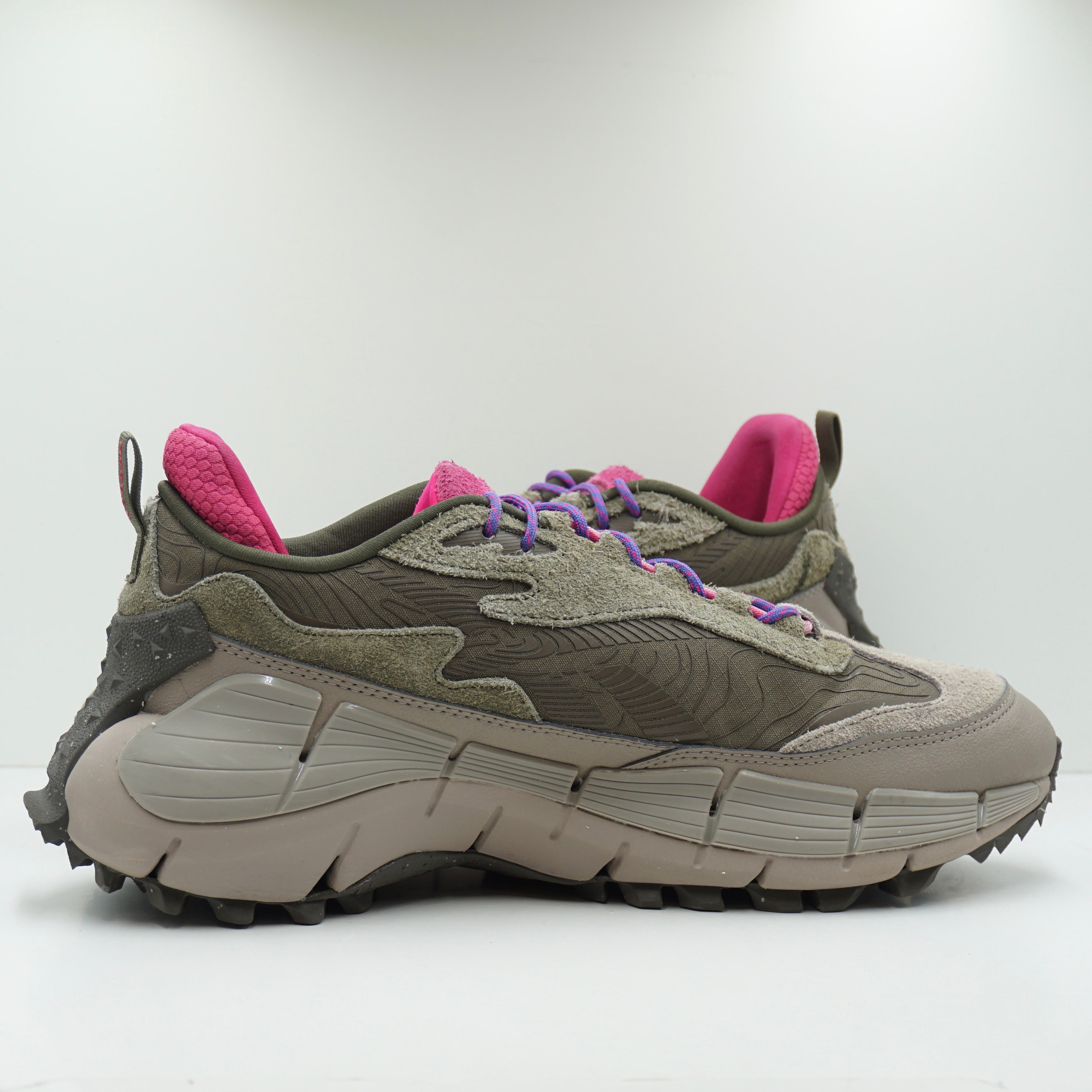 Reebok Zig Kinetica 2.5 Edge Army Green Pink