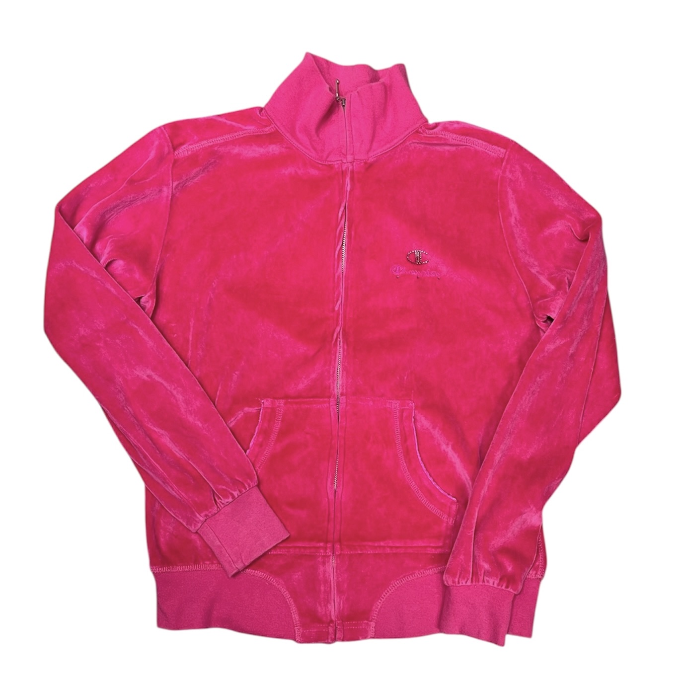 Champion Heritage Fit Pink Velvet Track Top (W)