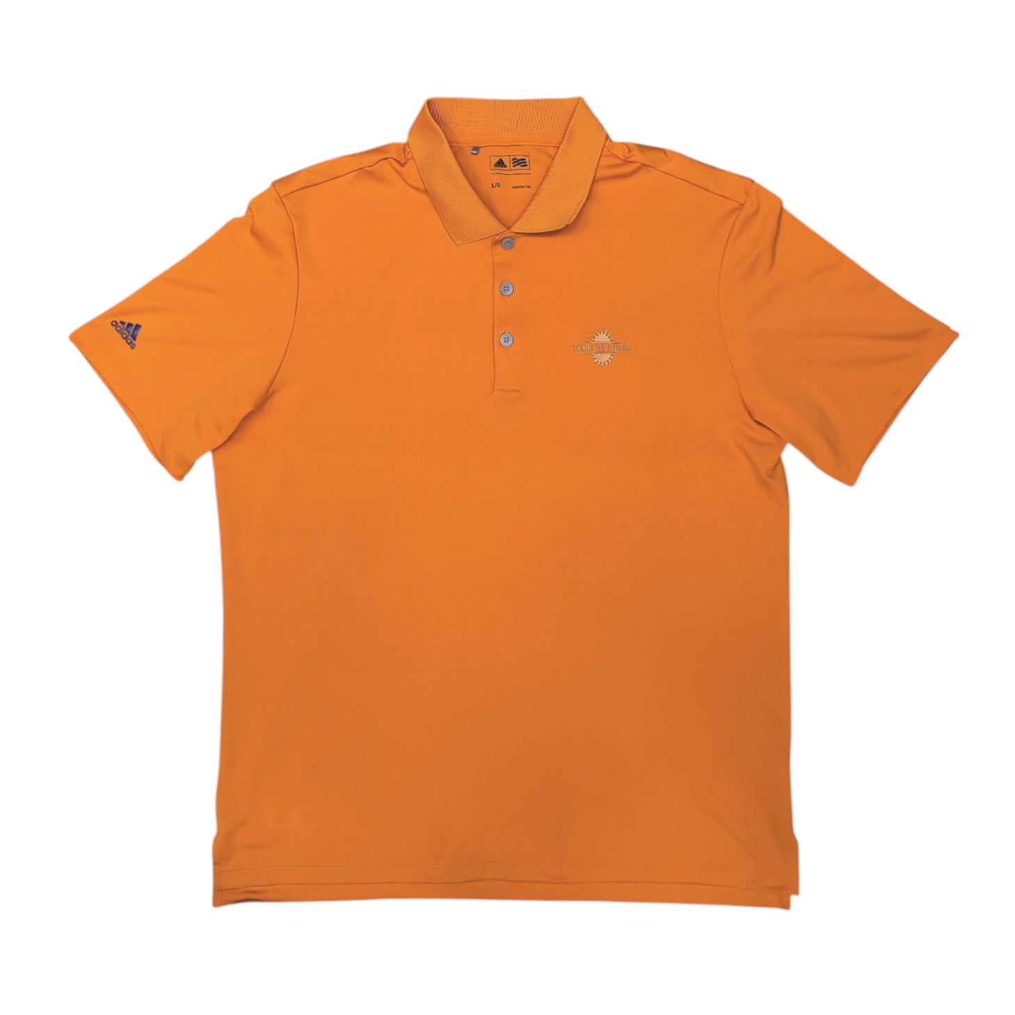 Adidas Golf Terre Blanche Orange Polo Tshirt