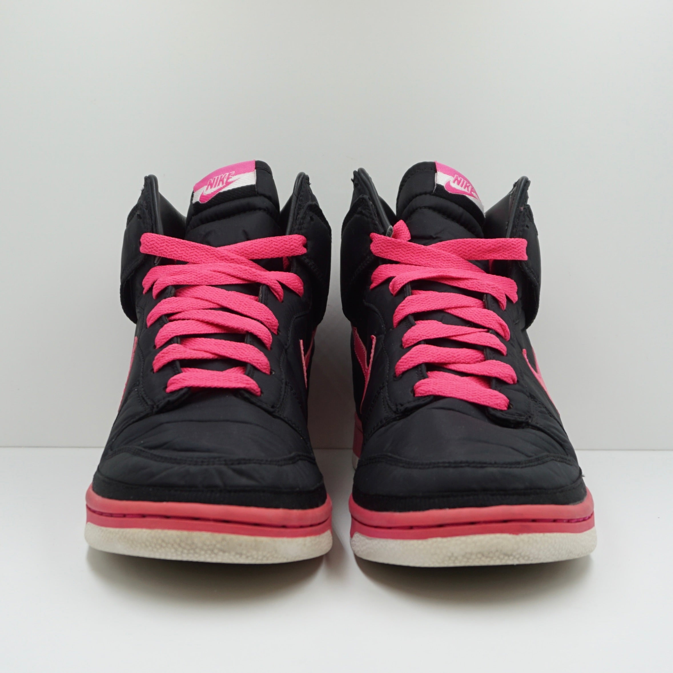 nike dunk high black pink
