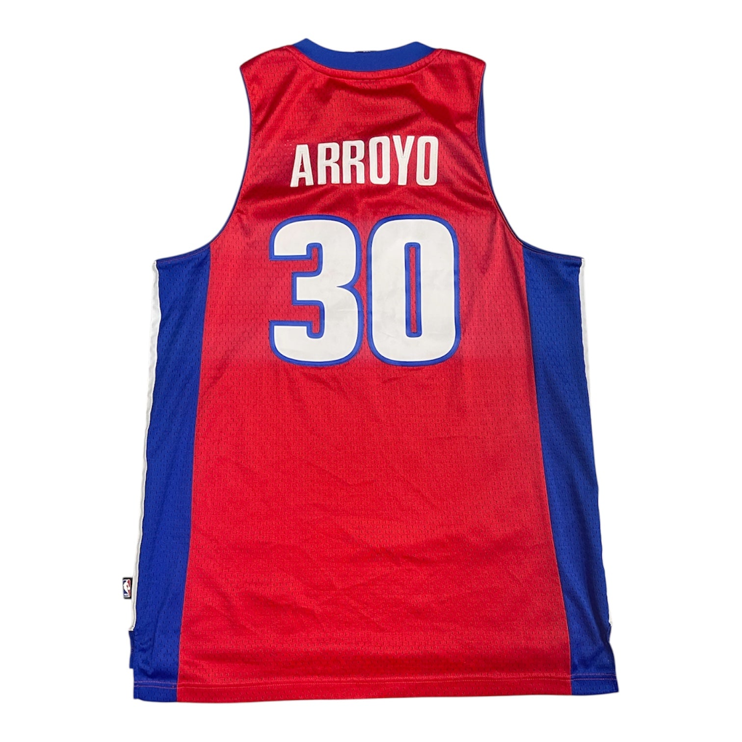 Reebok Detroit Pistons Arroyo #30 Basketball Jersey