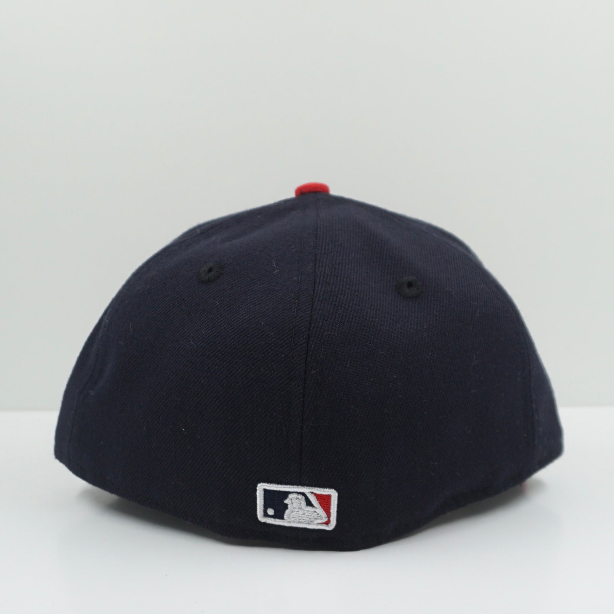 New Era Cleveland Indians Navy Red Fitted Cap