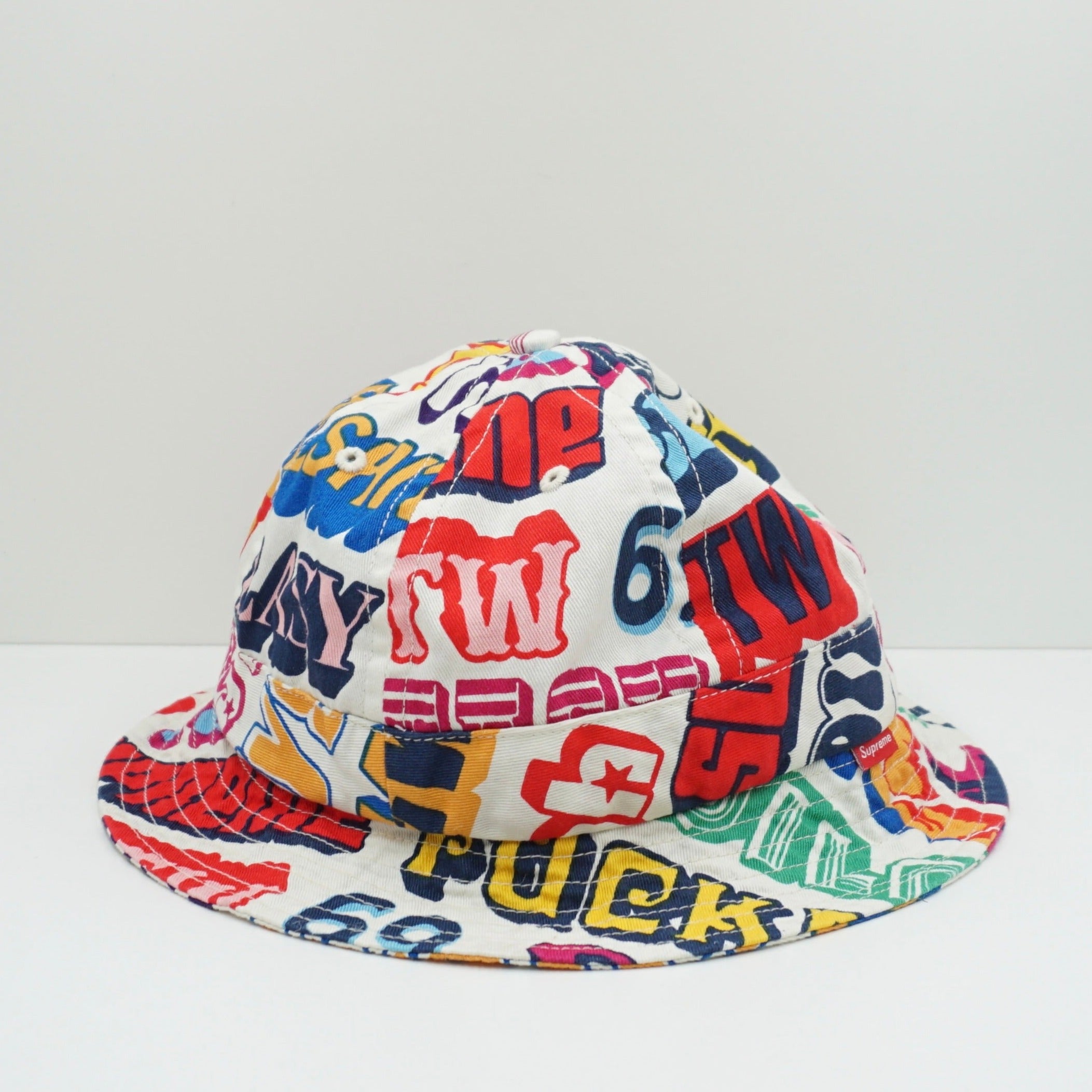 Supreme Hysteric Glamour Text Bell Hat White