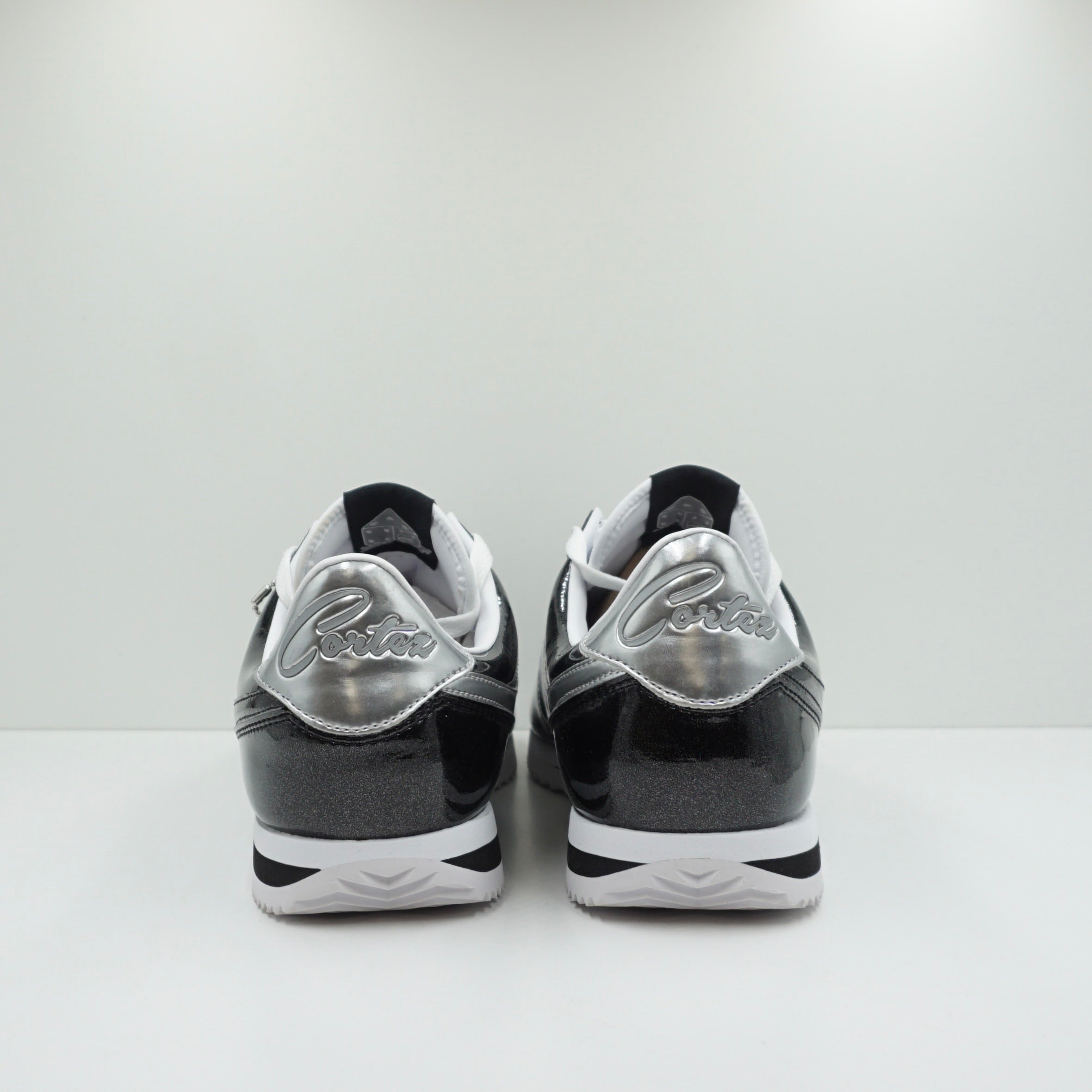Cortez Basic Premium QS Black Metallic Silver