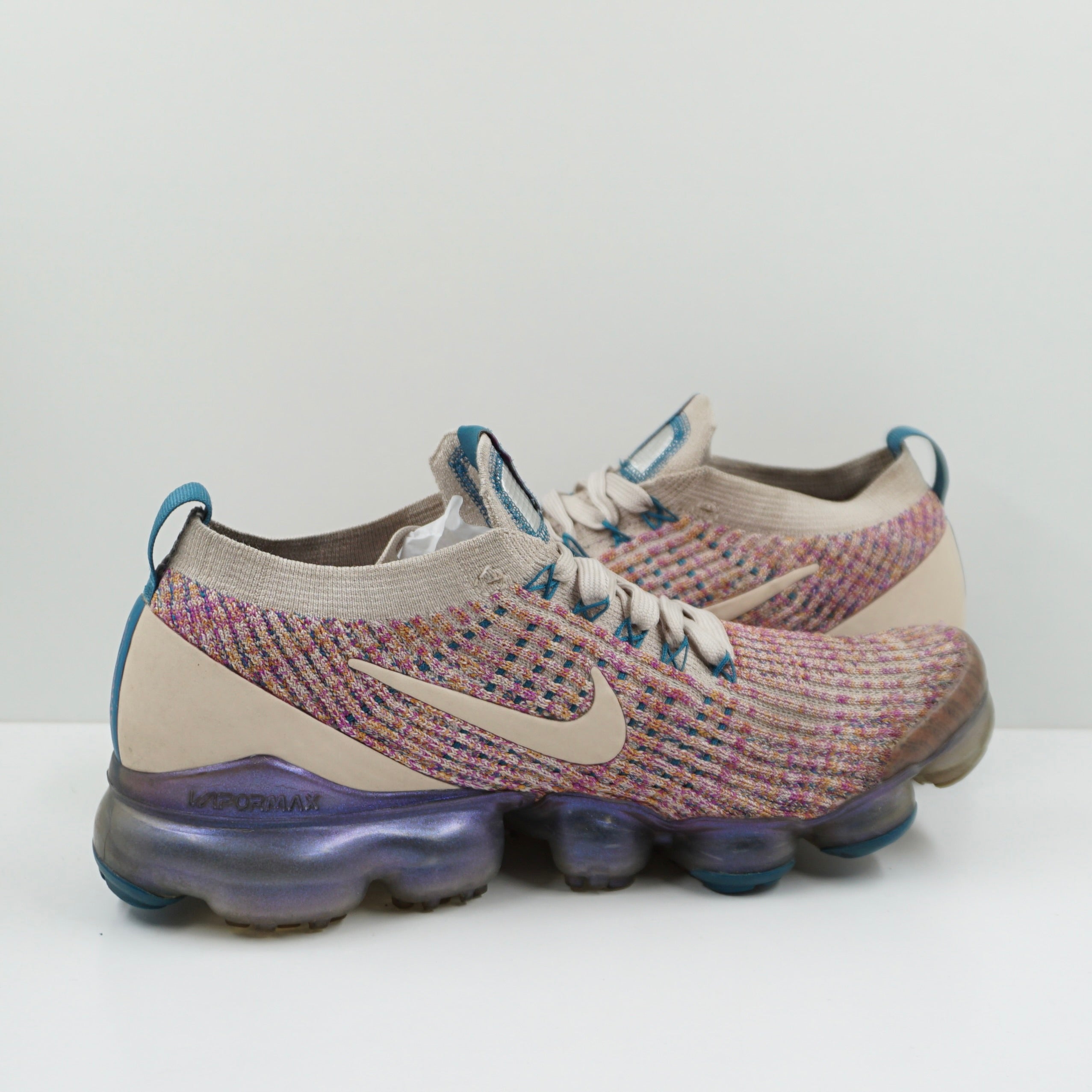 Nike Air VaporMax Flyknit 3 Desert Sand Vivid Purple (W)