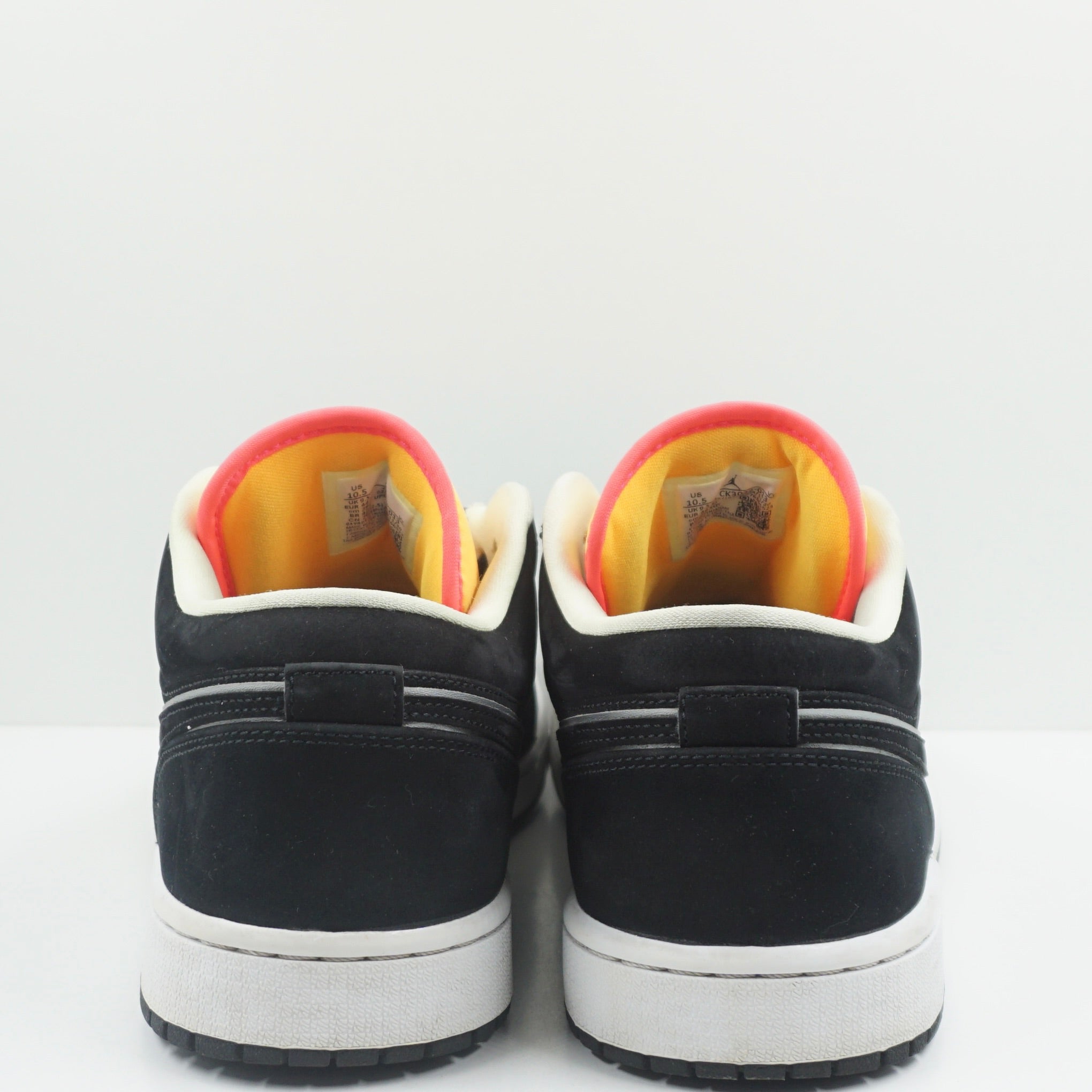 Jordan 1 Low Black Aurora Green Laser Orange