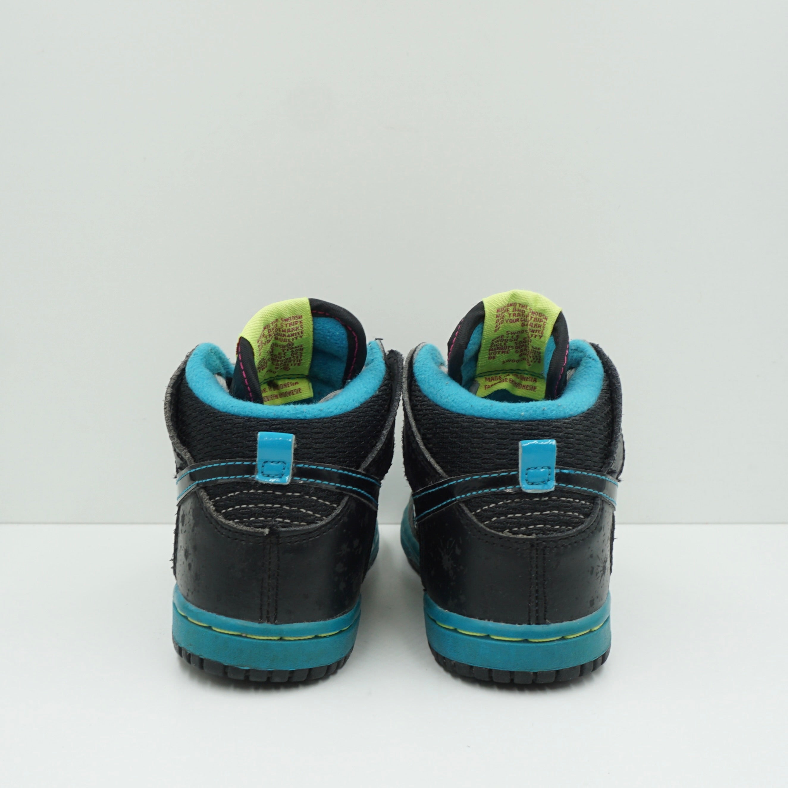 Nike Dunk High Black Fireberry Toddler