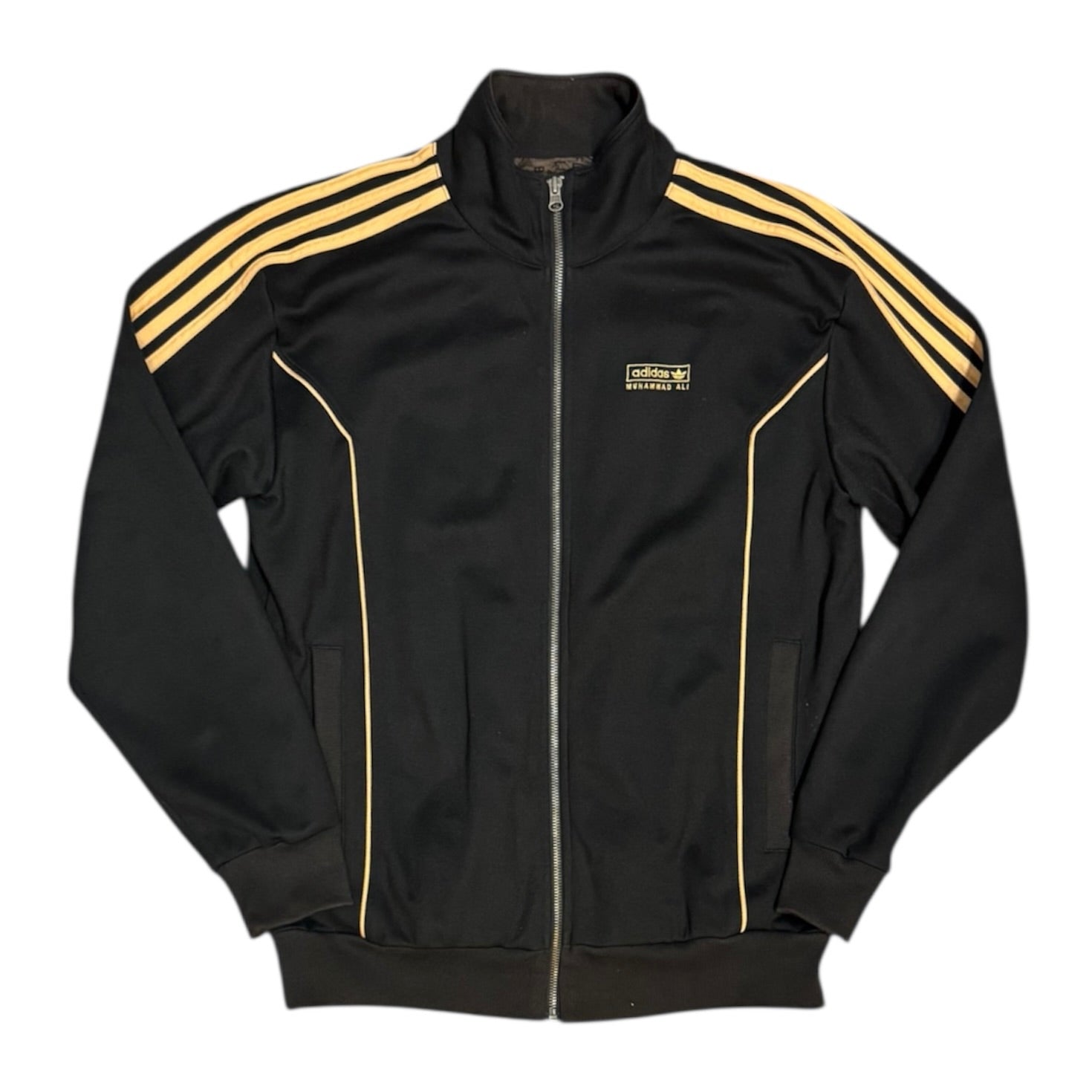 Adidas Muhammad Ali Black Gold Track Top Sample