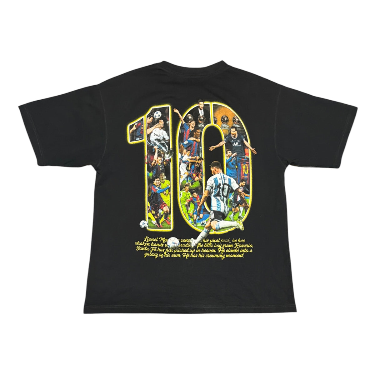 Marino Morwood Lionel Messi Black Tshirt