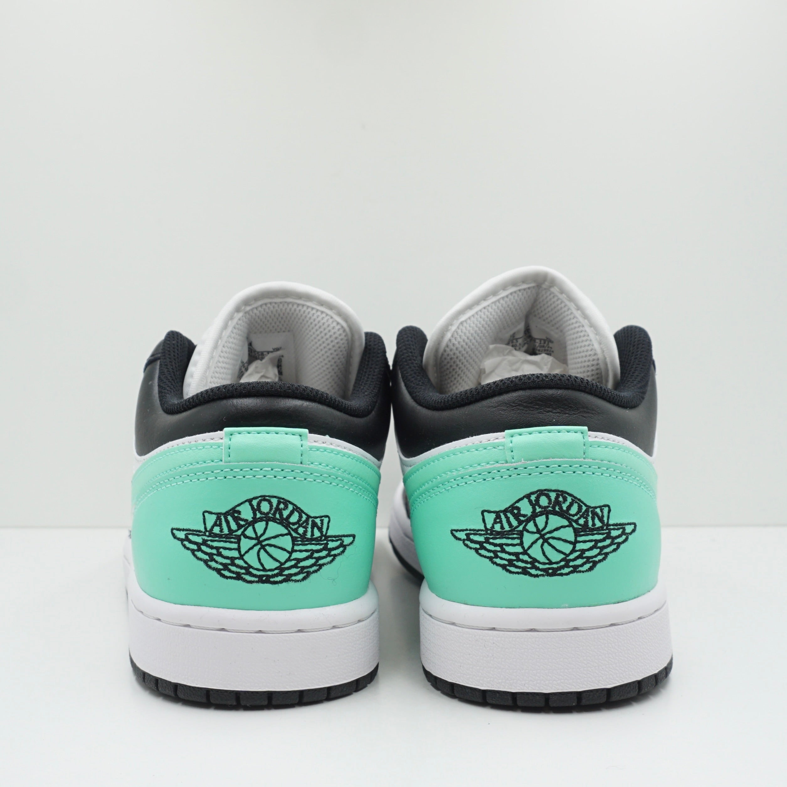 green glow jordan 1 low