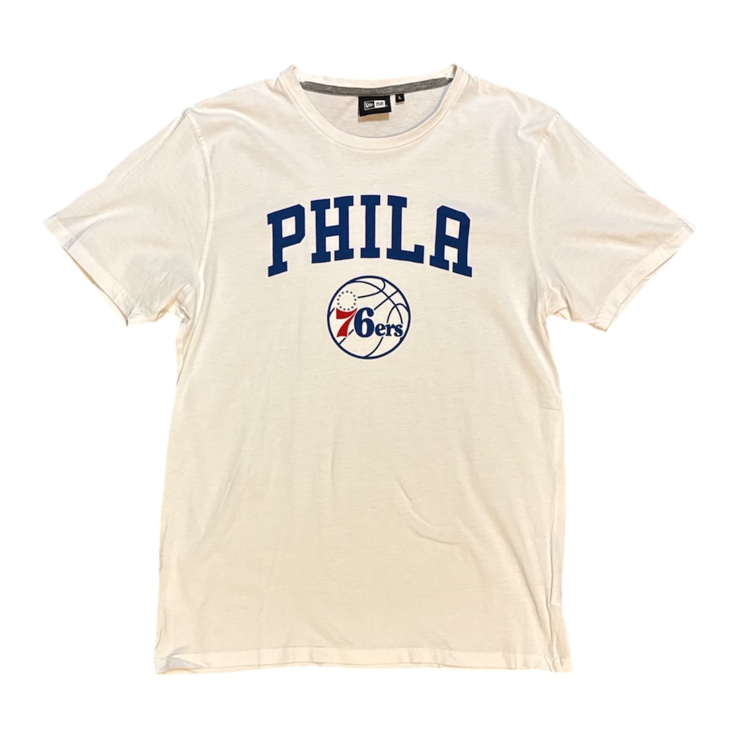 New Era Philadelphia 76ers White Tshirt