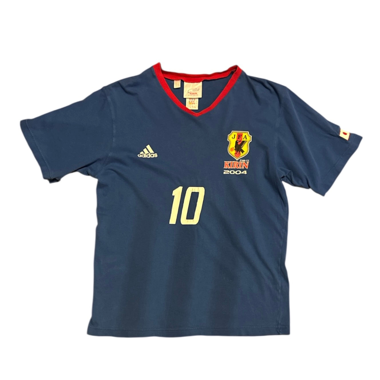 Adidas JFA Japan Kirin 2004 Blue Football Tshirt