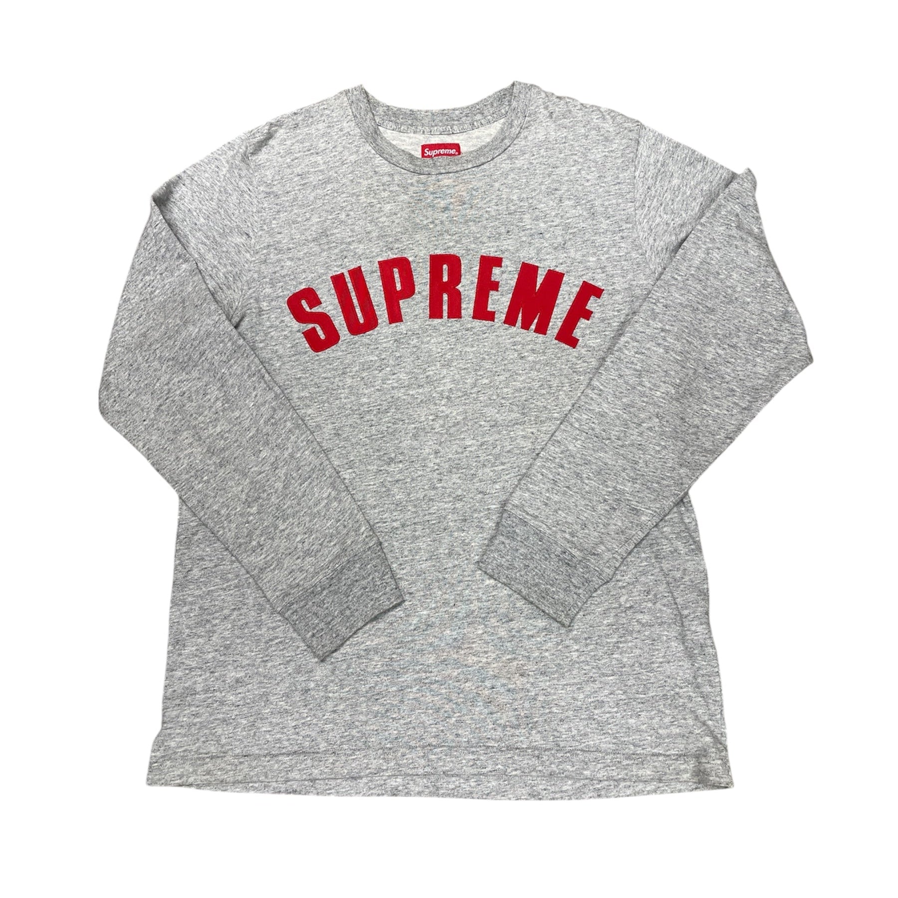 Supreme SS16 Arc Logo Grey Long Sleeve