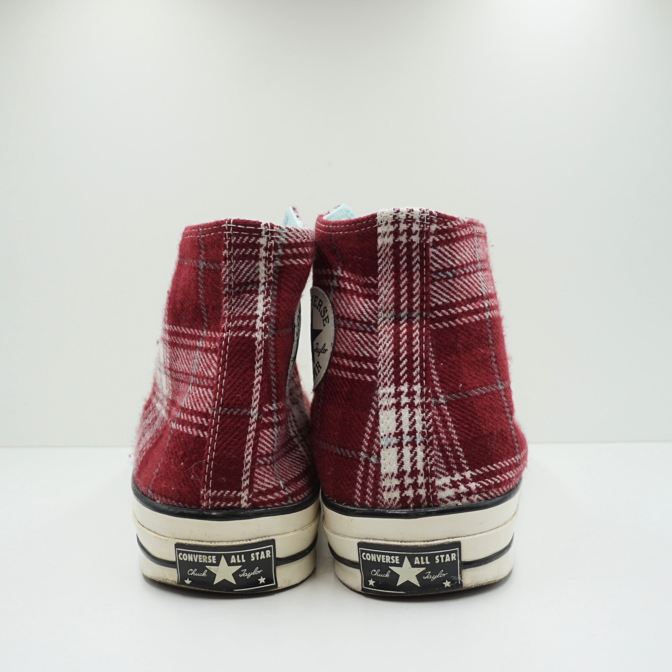 Converse Chuck Taylor All Star 70 Hi Plaid Pack Dark Burgundy