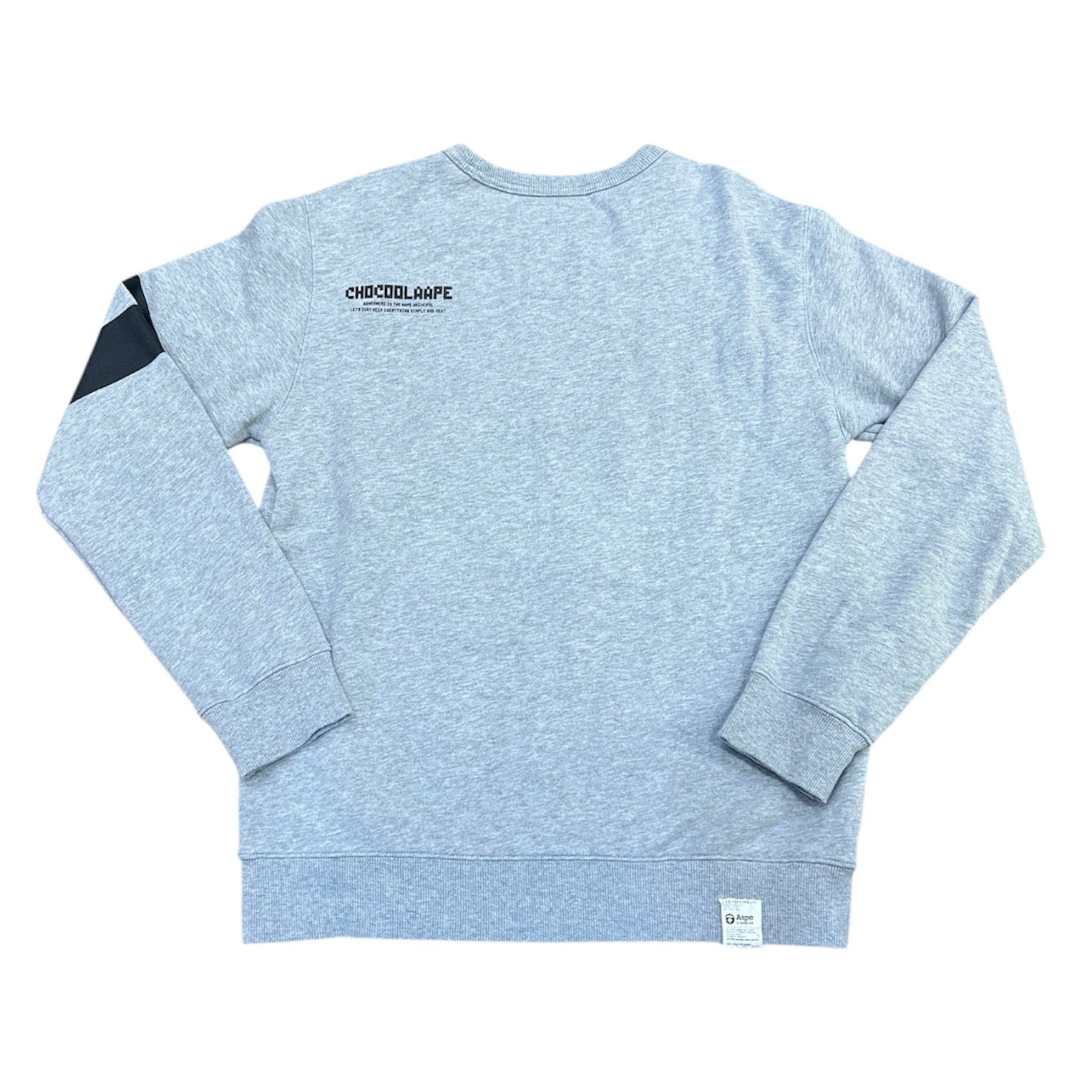 Black Chocoolate x A Bathing Ape Grey Sweatshirt