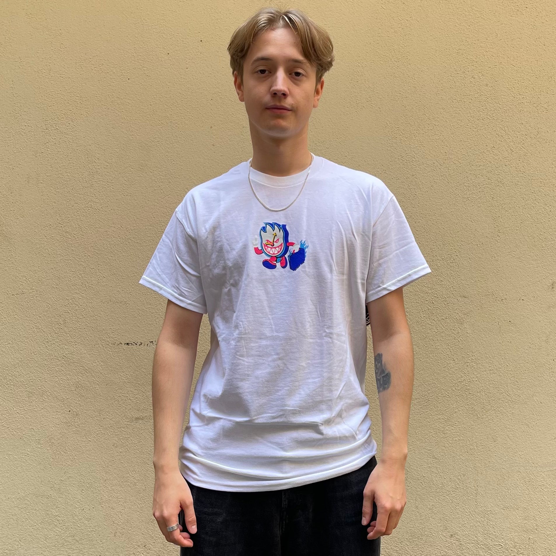 Spitfire Logo White Tshirt