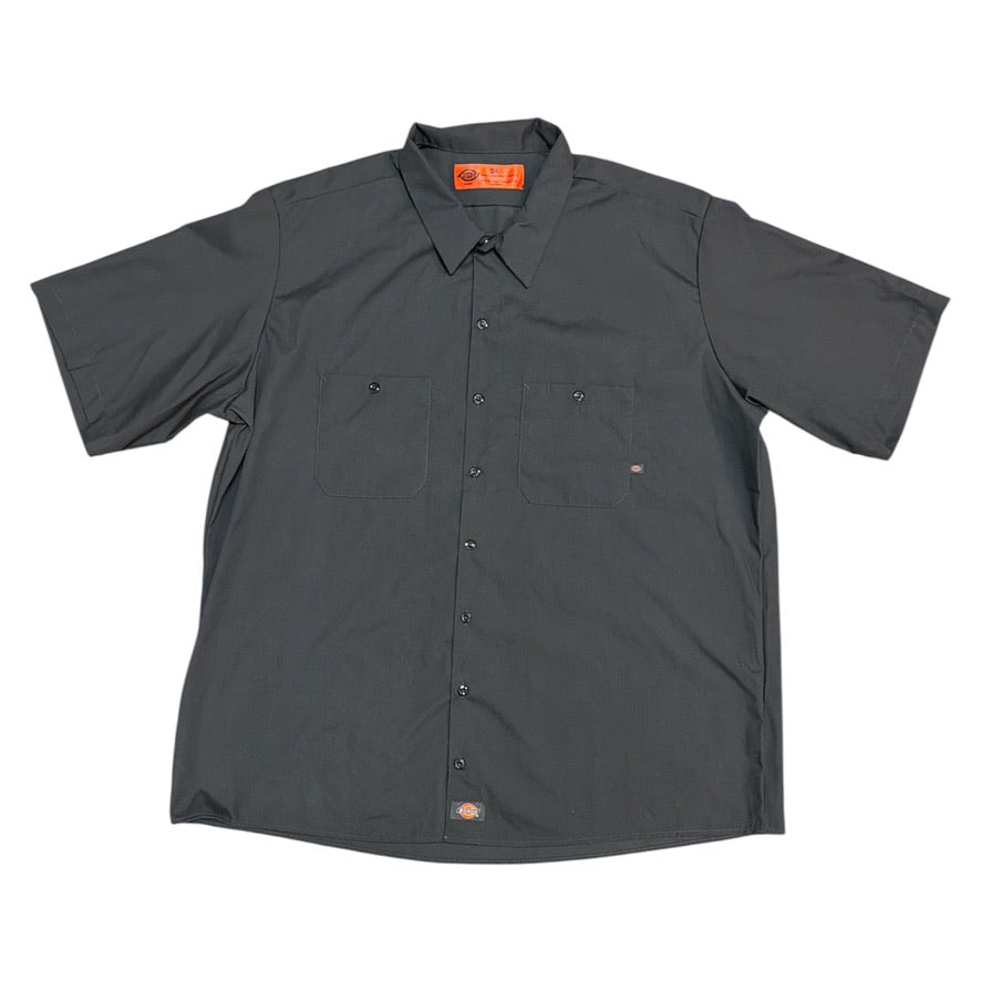 Dickies Grey Short Sleeve Work Shirt