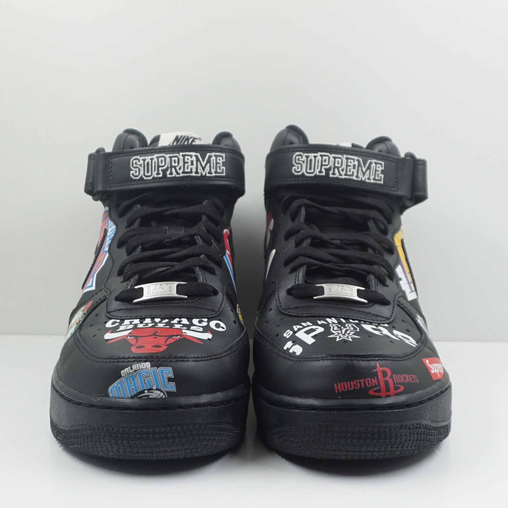 Nike Air Force 1 Mid Supreme NBA Black
