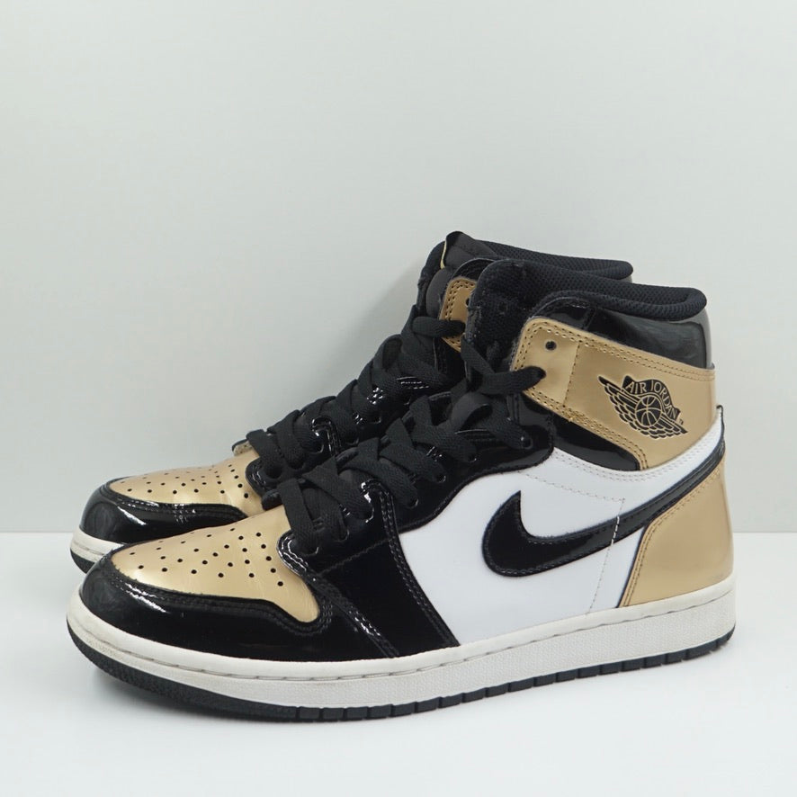 Jordan 1 Retro High NRG Patent Gold Toe