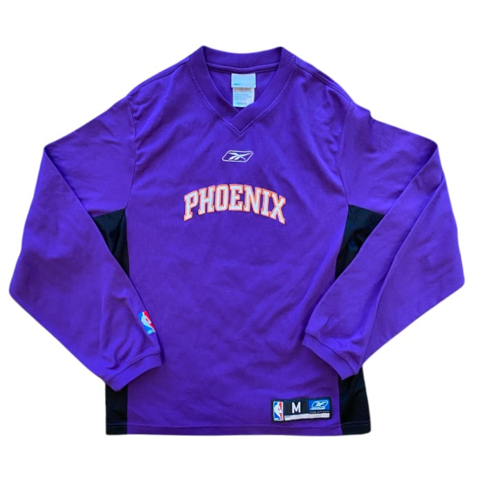 Reebok Phoenix Suns Purple Long Sleeve Training Tshirt