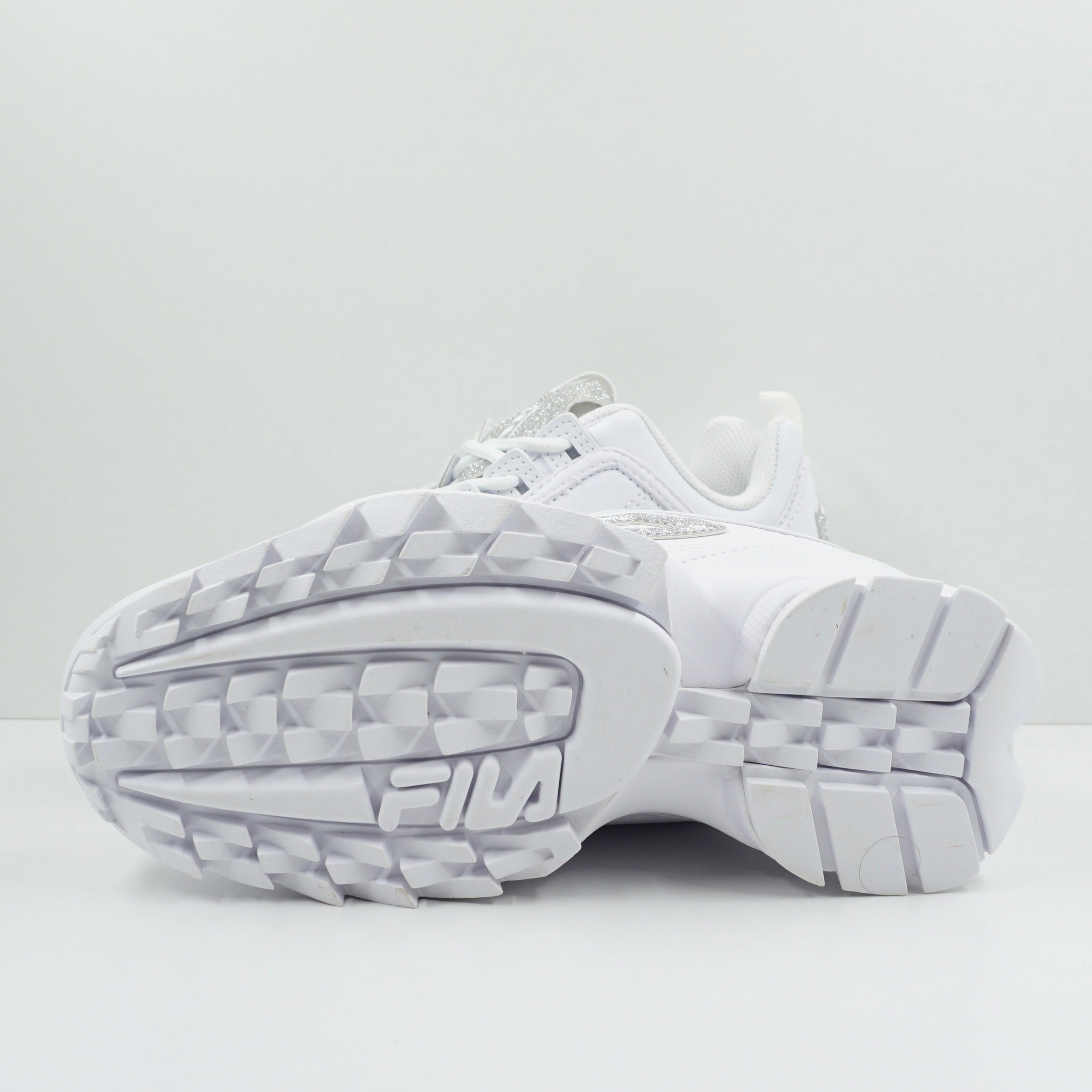 Fila Disruptor White Silver Glitter