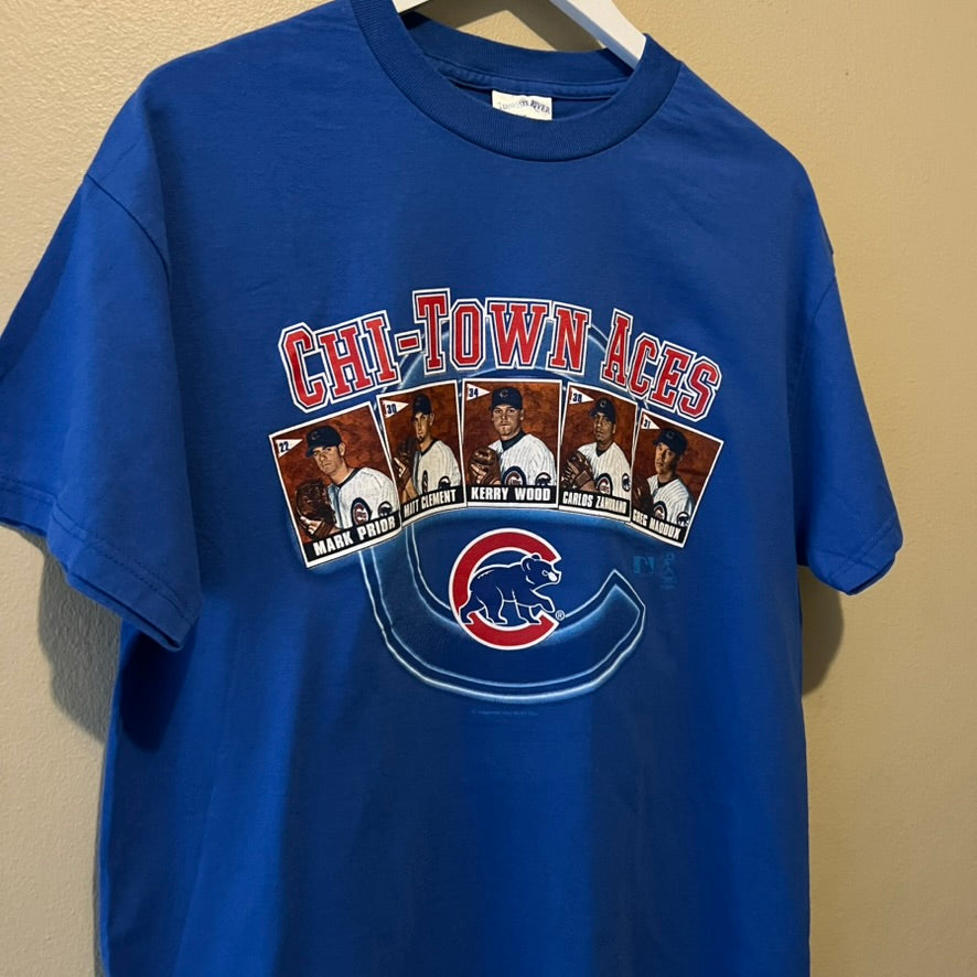 Chicago Cubs Chi-Town Aces Blue Tshirt