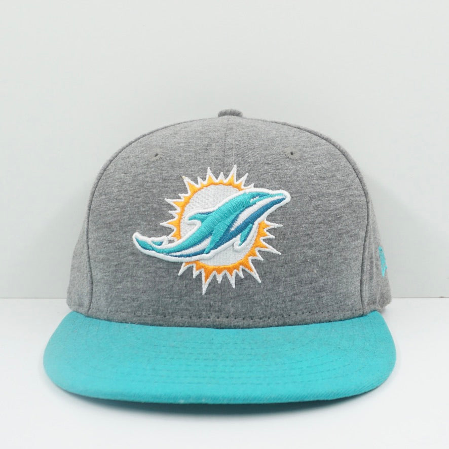 New Era Miami Dolphins Grey Fitted Cap