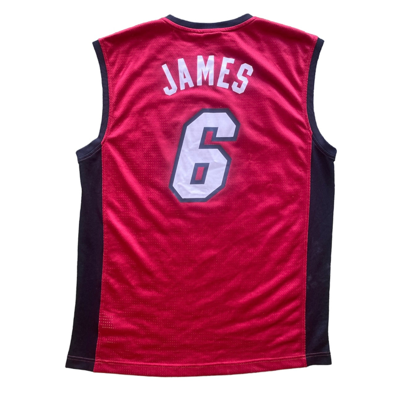 Adidas Miami Heat Lebron James Basketball Fan Jersey