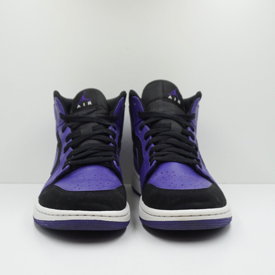 Jordan 1 Mid Black Dark Concord