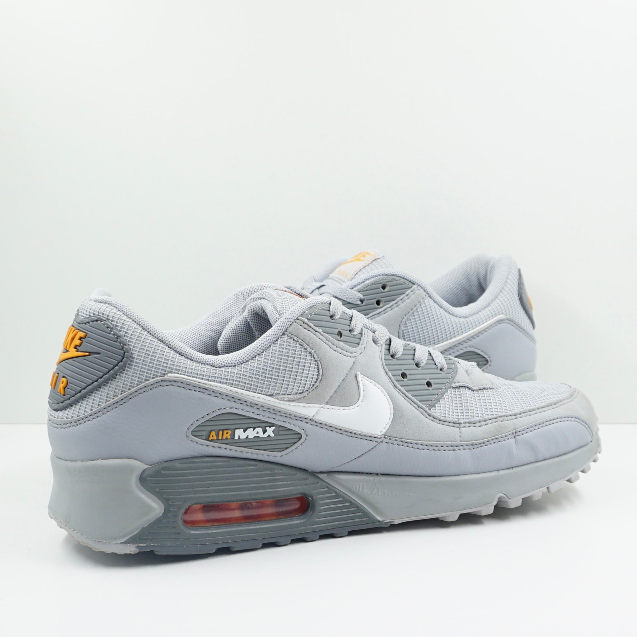 Nike Air Max 90 Wolf Grey Kumquat Cool Grey White
