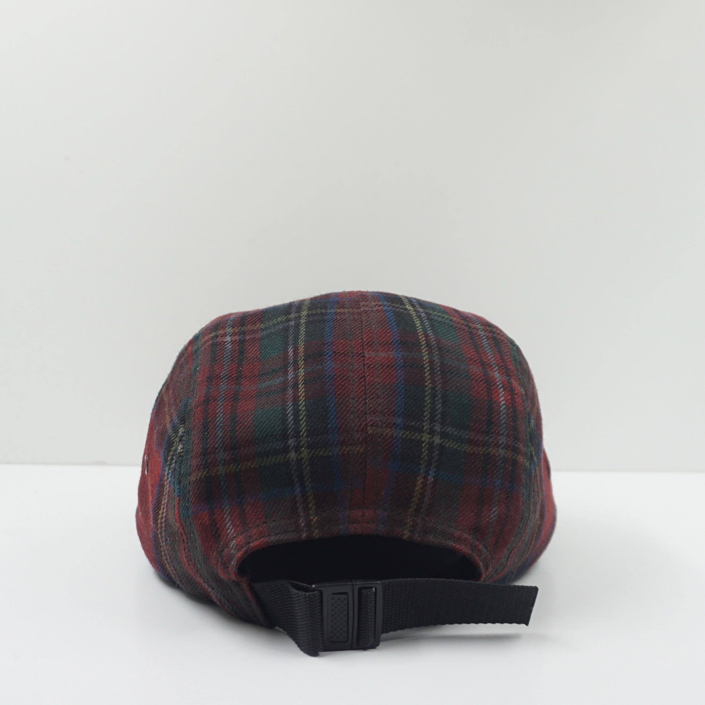 Supreme FW16 Red Plaid Camp Cap